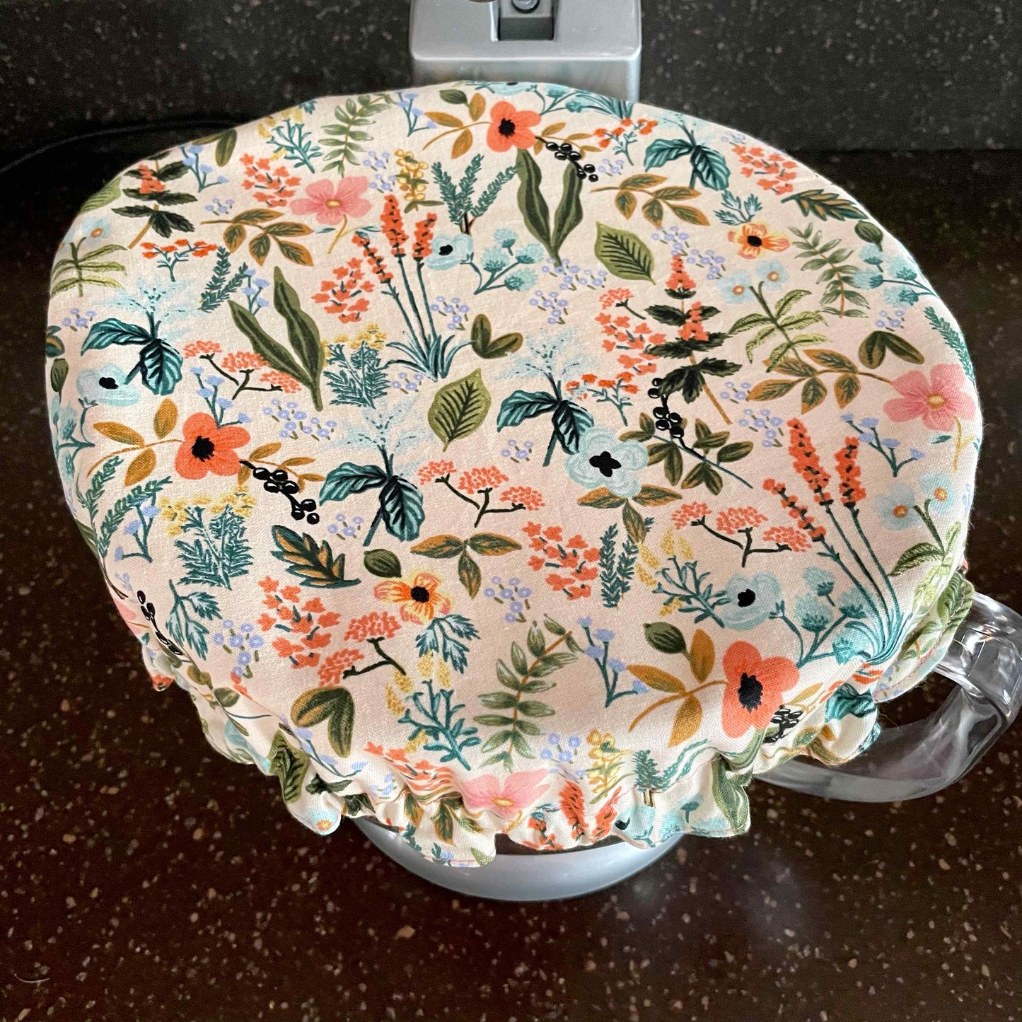 Stand Mixer Bowl Covers - Floral Herb Garden