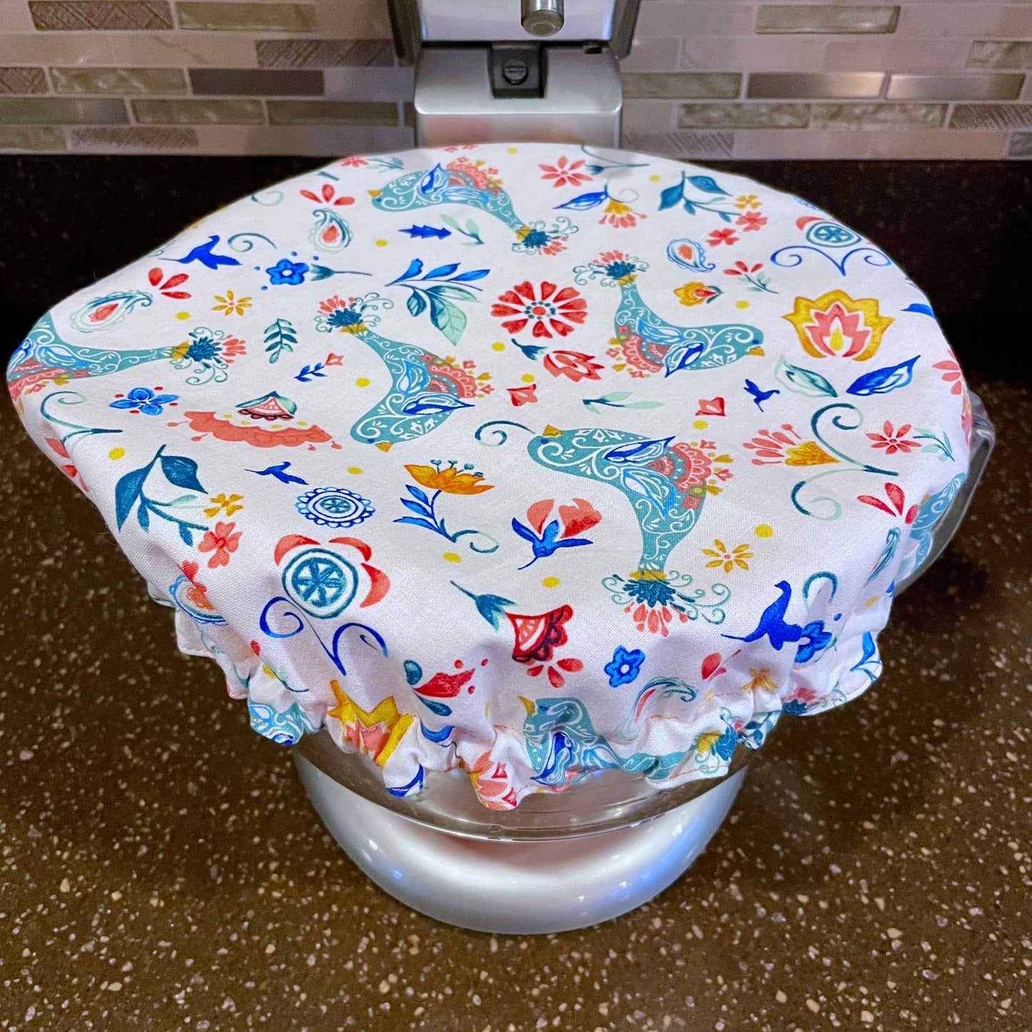 Stand Mixer Slider Mat - Pioneer Woman Mazie Fabric