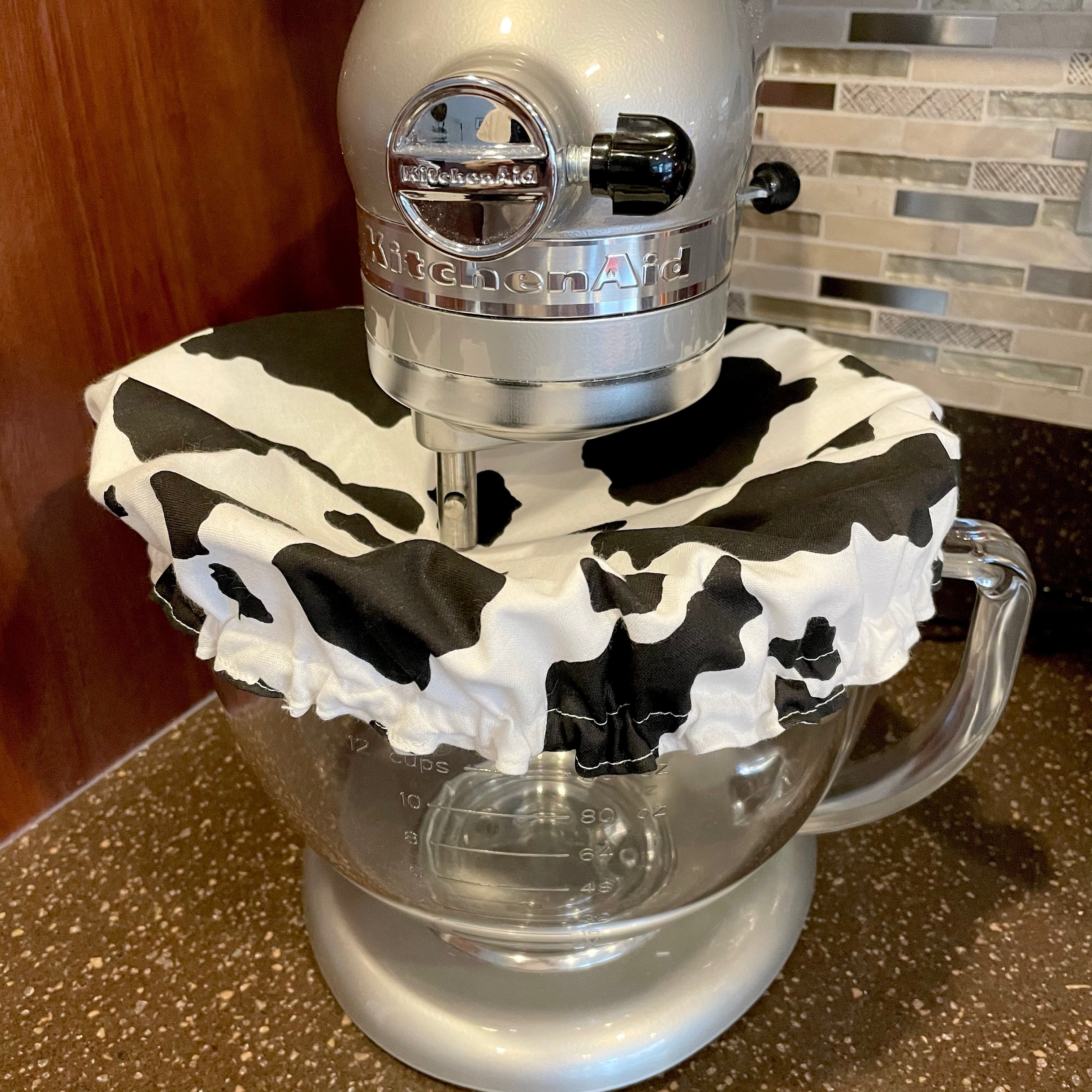Stand Mixer Bowl Covers - Cow Print – Dalisay Design Fabrics