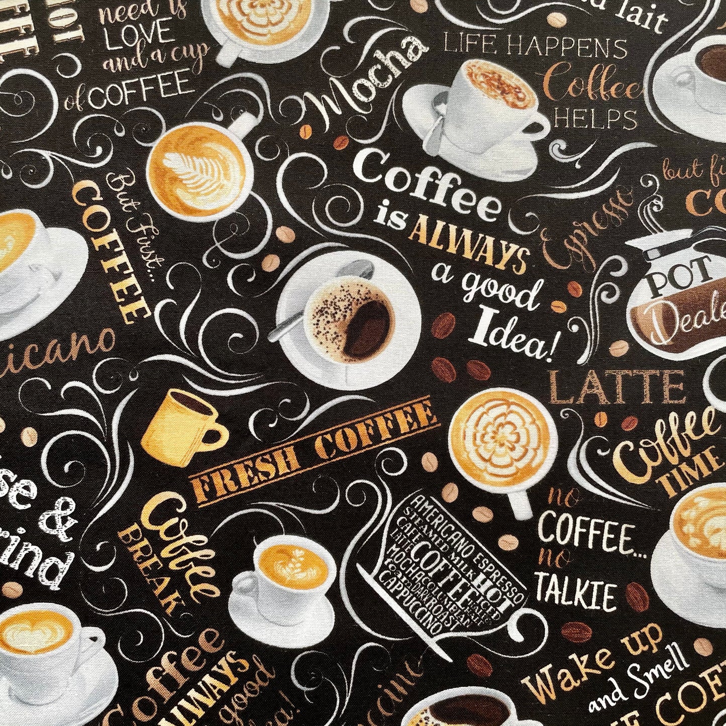 Coffee Lovers Fabric