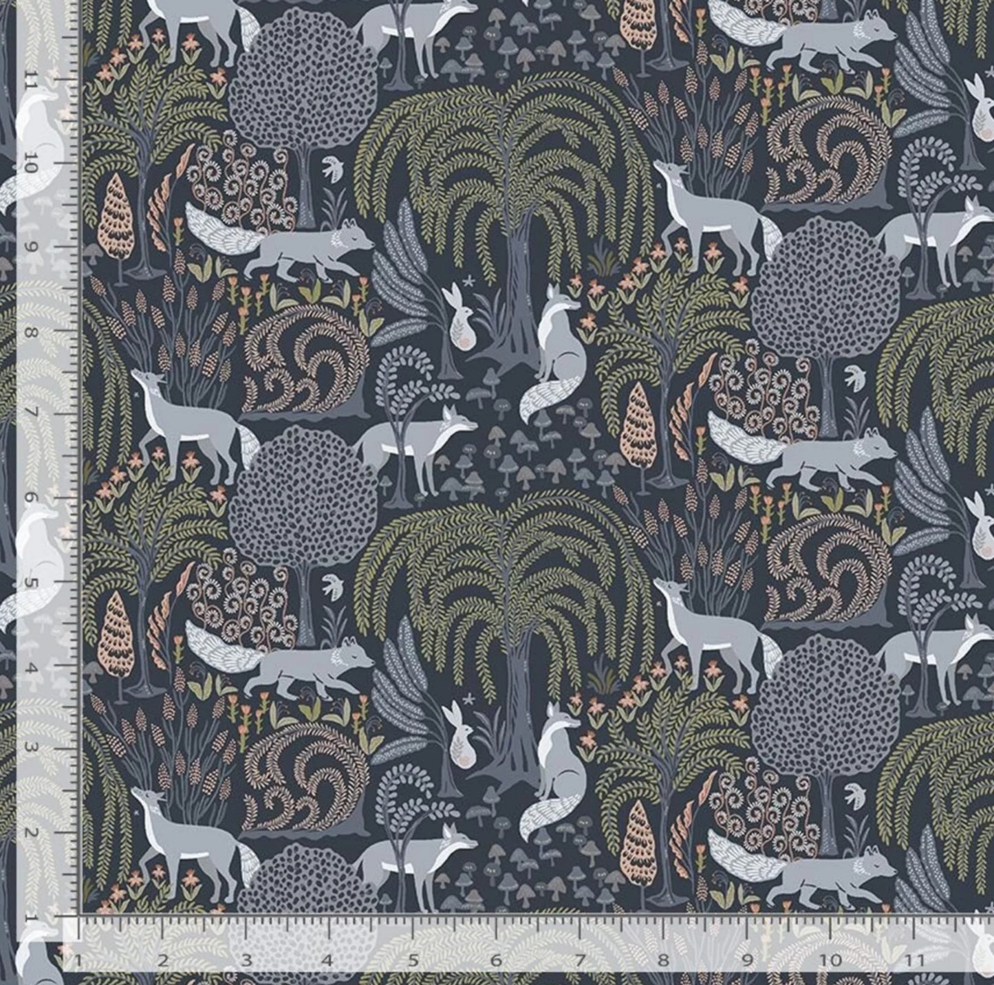 Foxy Time - Secret Forest Collection by Rae Ritchie for Dear Stella D2581