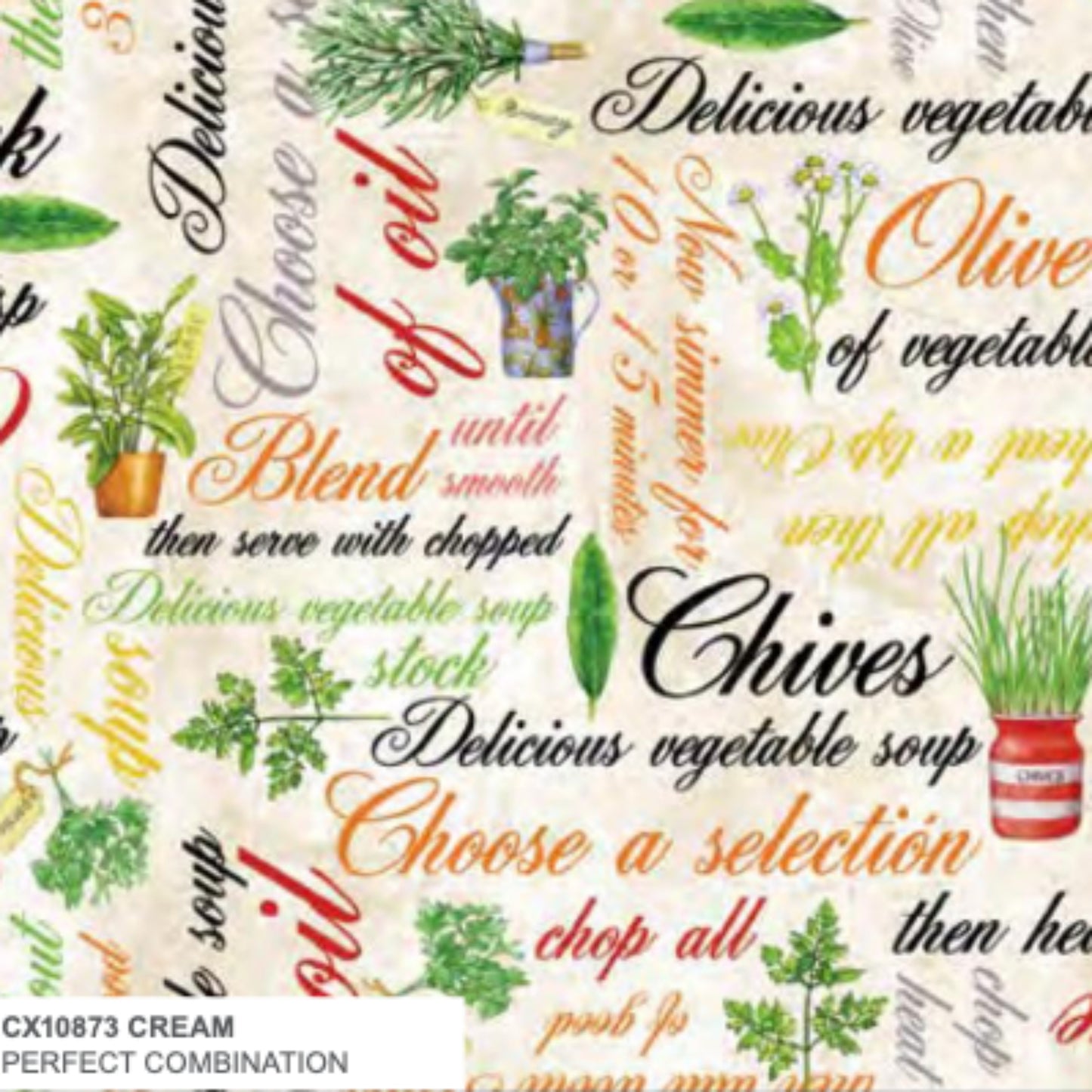 Perfect Combination Fabric - Taste of the Season by Michael Miller