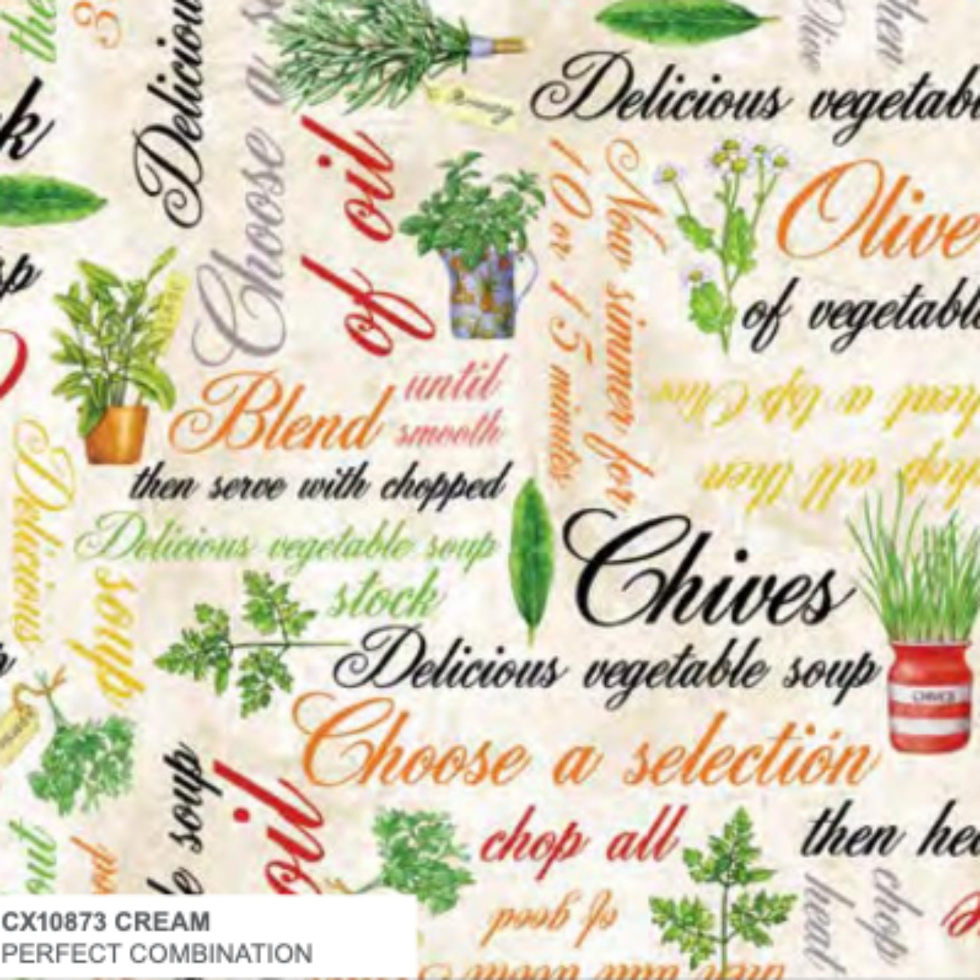 Perfect Combination Fabric - Taste of the Season by Michael Miller