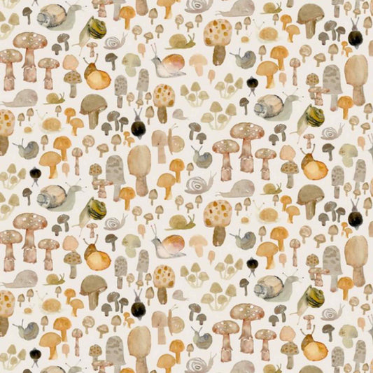 Fabric By The Yard - Dear Stella - Snail Patrol - DCJ2284 - Multi