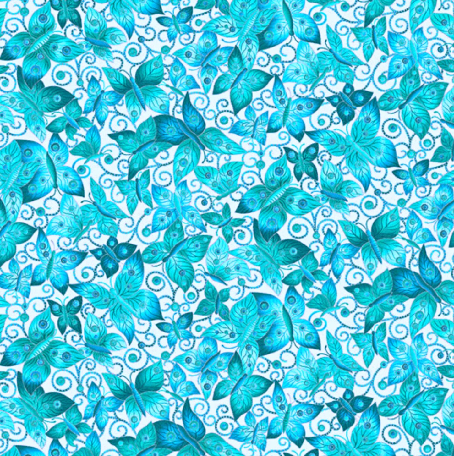 Stand Mixer Bowl Covers - Teal Butterflies Ovarian Cancer Awareness