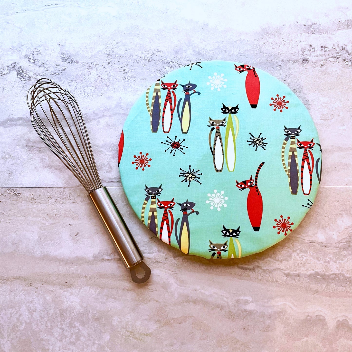 Stand Mixer Bowl Covers - Atomic Tabby Cats