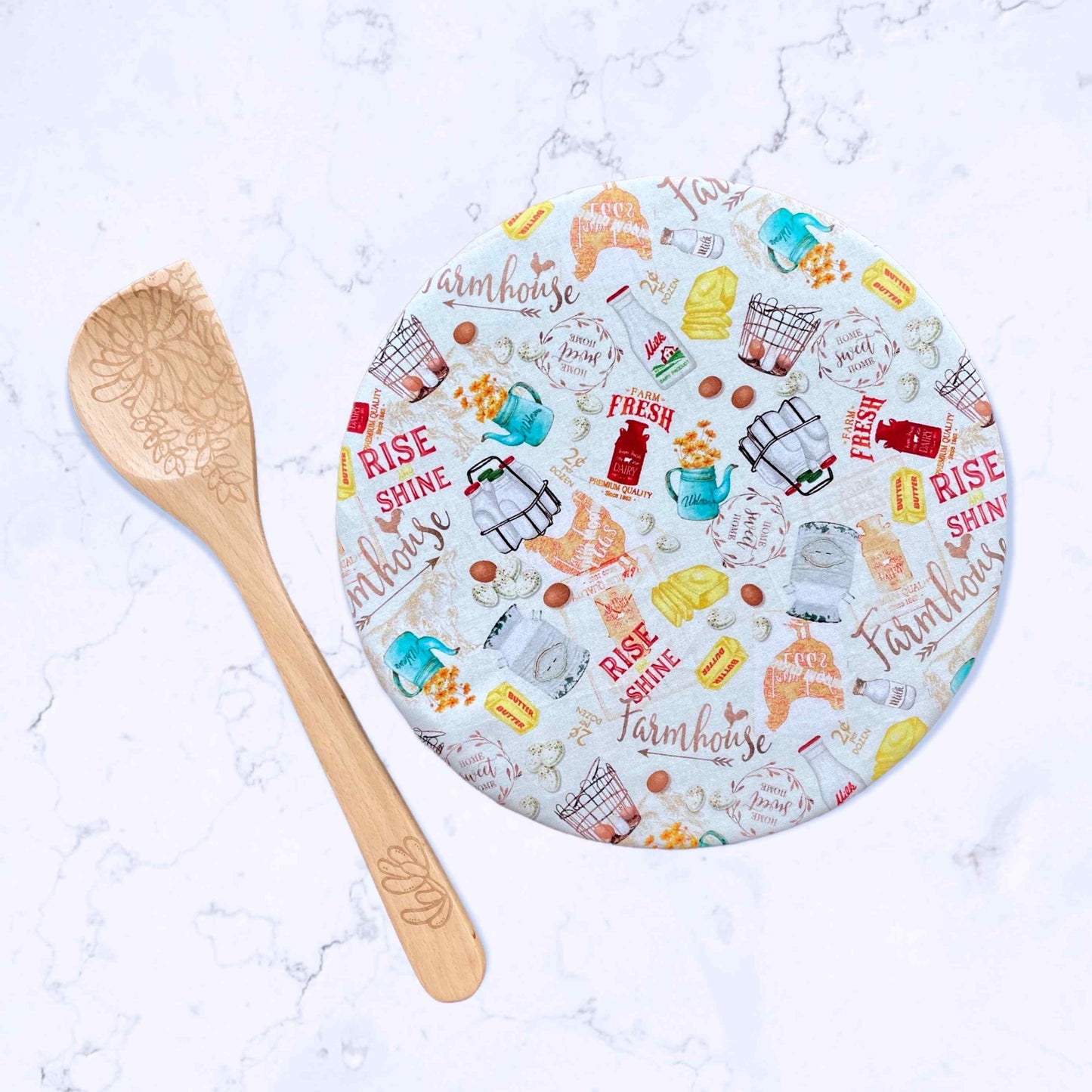 Stand Mixer Slider Mat - Farmhouse Retro Kitchen