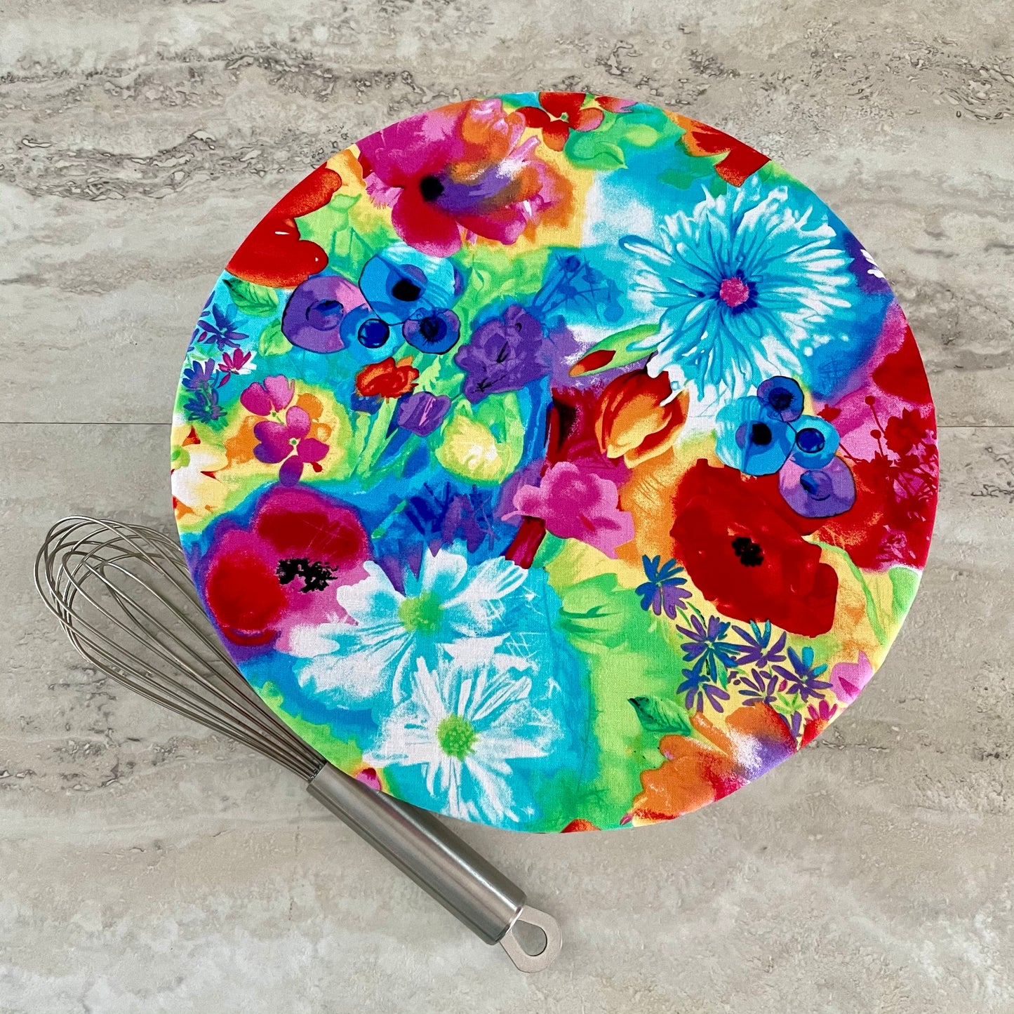 Stand Mixer Bowl Covers - Pioneer Woman Style White Floral