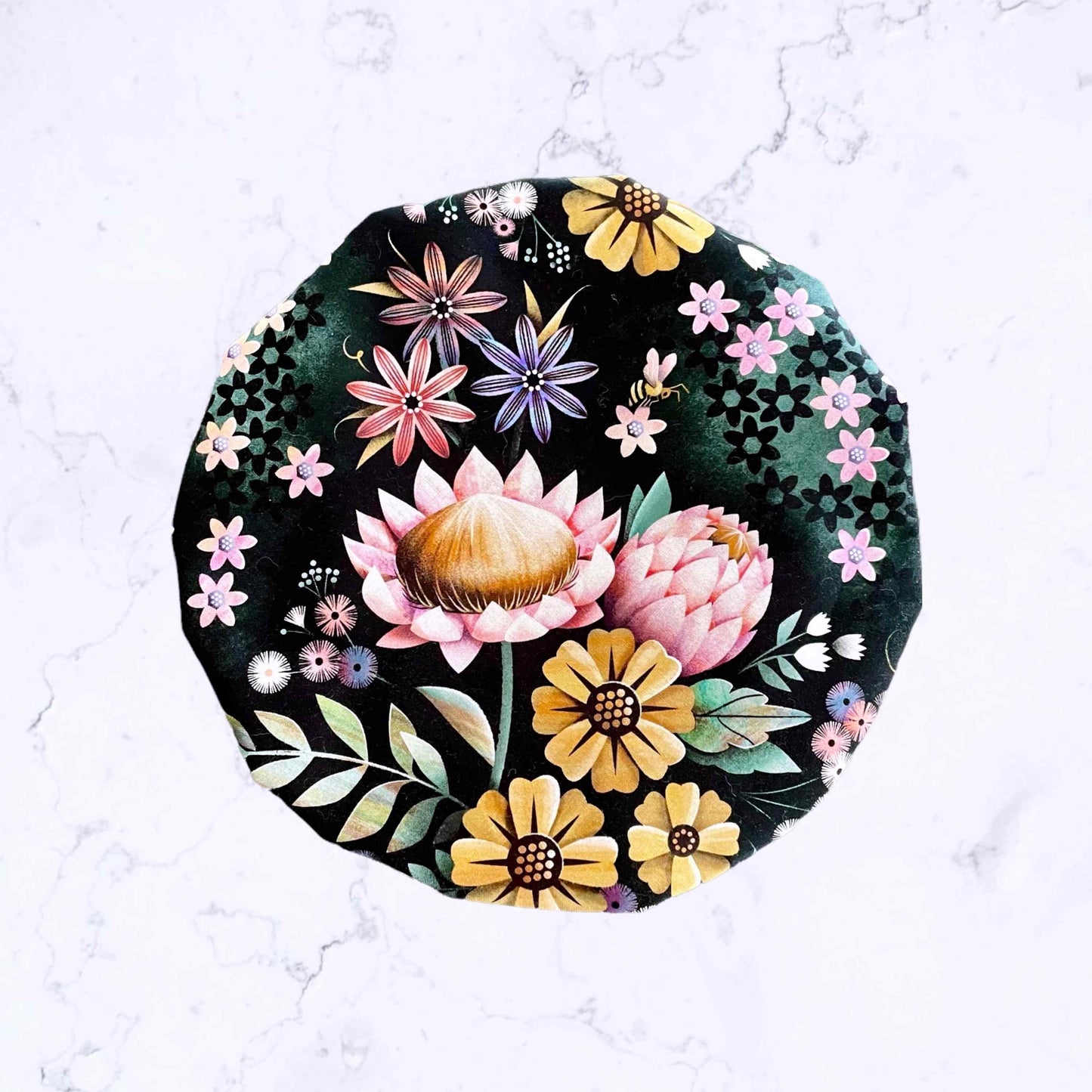 Stand Mixer Slider Mat | Honeybloom Bees and Flowers Mixer Slider Mat