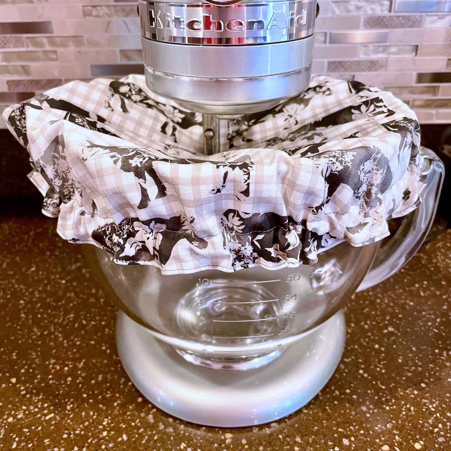 Stand Mixer Bowl Covers - Floral Cows