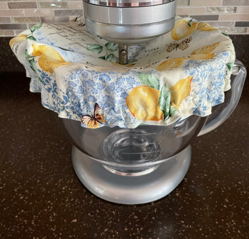 Stand Mixer Bowl Covers -  Citrons - Limoncello