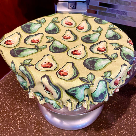 Stand Mixer Bowl Covers - Avocados