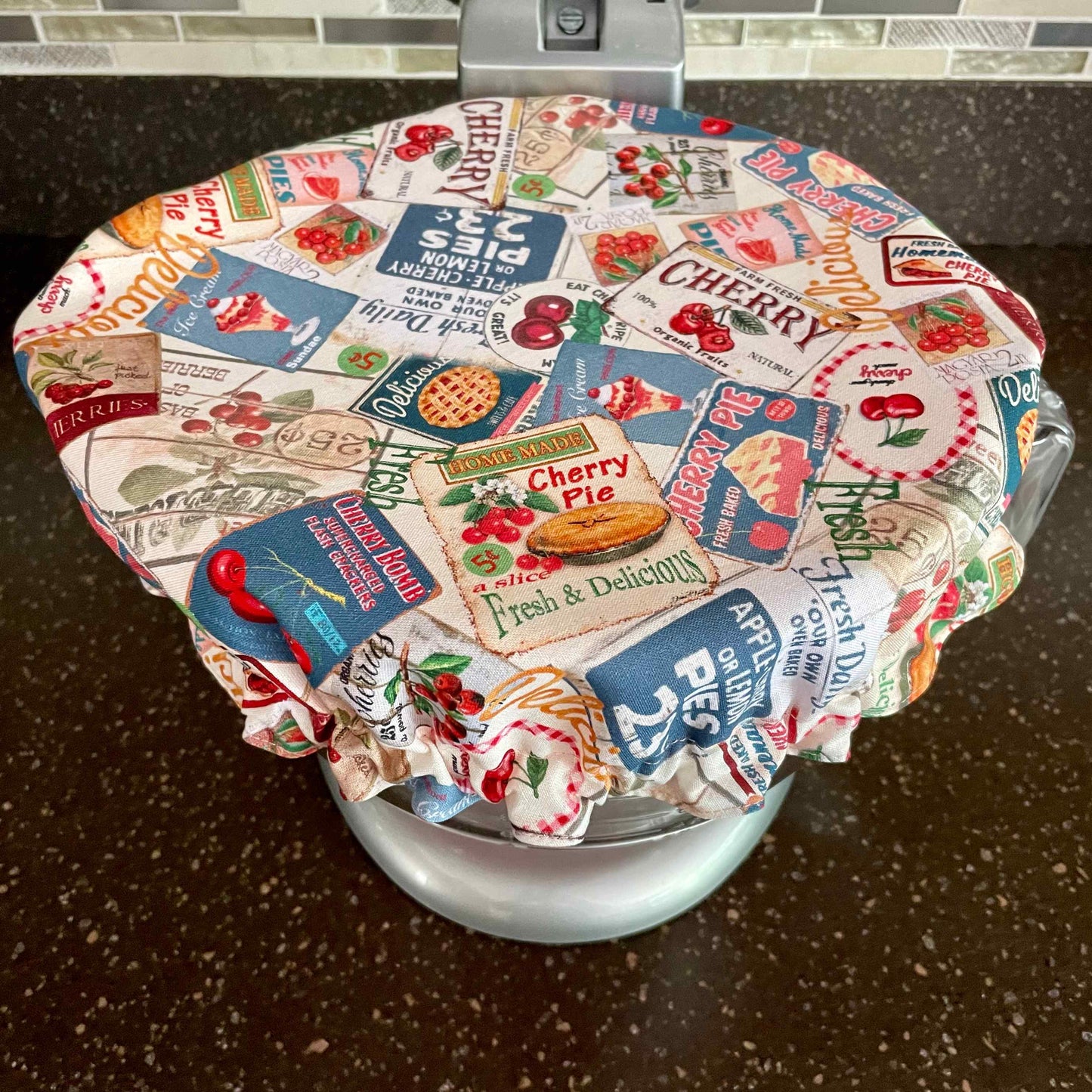 Stand Mixer Bowl Covers - Cherry Pie
