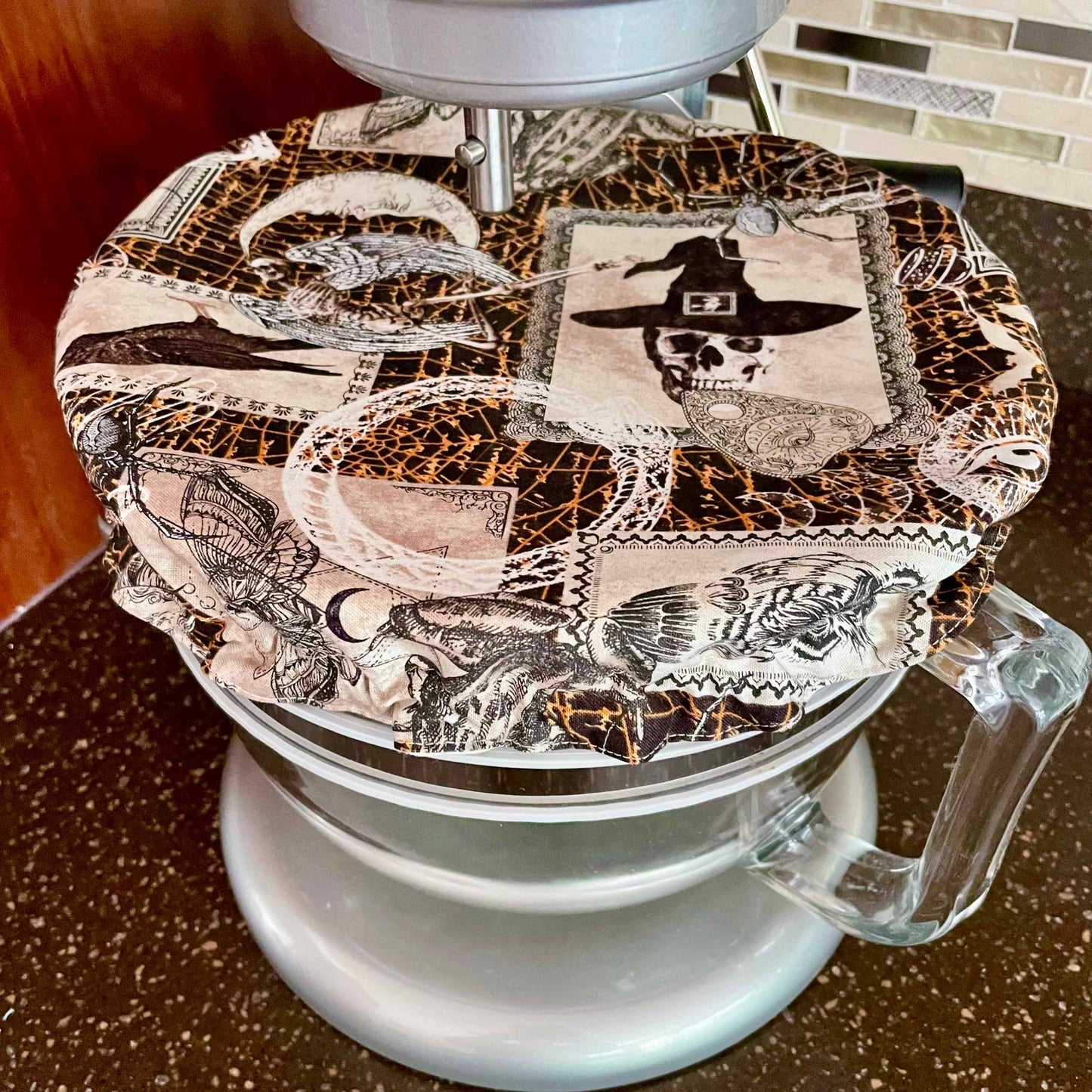 Stand Mixer Slider Mat - Goth Decor Theme