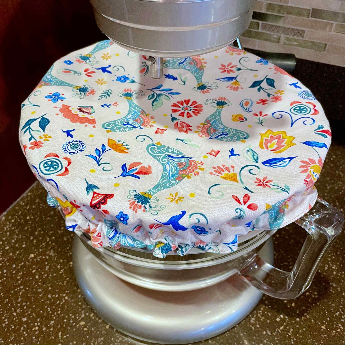 Stand Mixer Slider Mat - Pioneer Woman Mazie Fabric