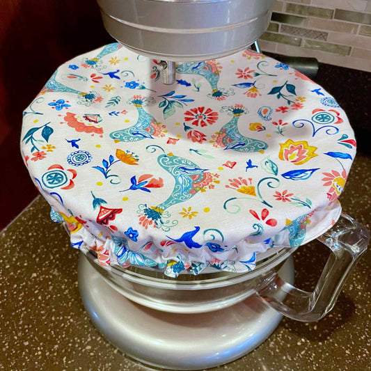 Stand Mixer Bowl Covers - Pioneer Woman Mazie Fabric