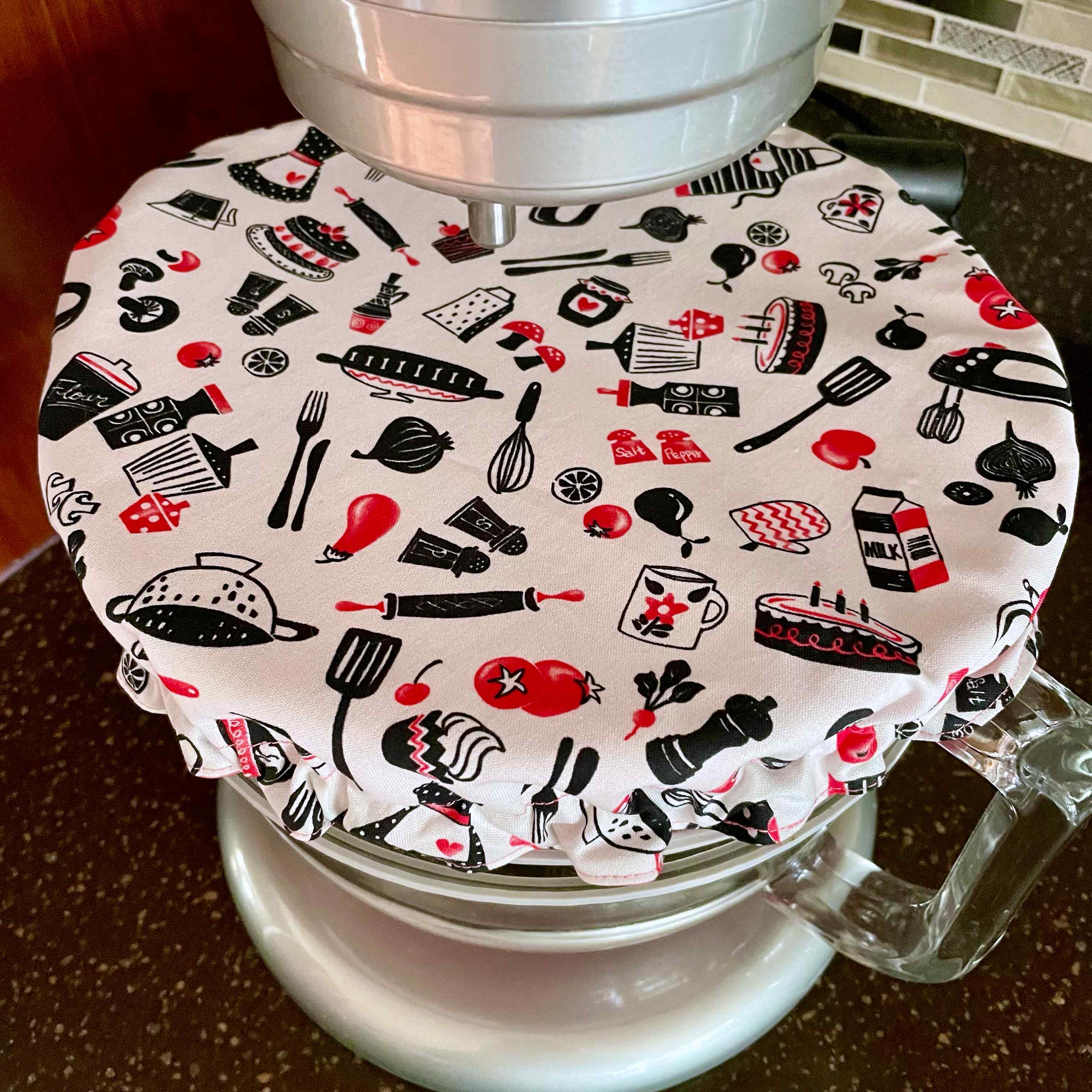 Stand Mixer Bowl Covers - Cow Print – Dalisay Design Fabrics