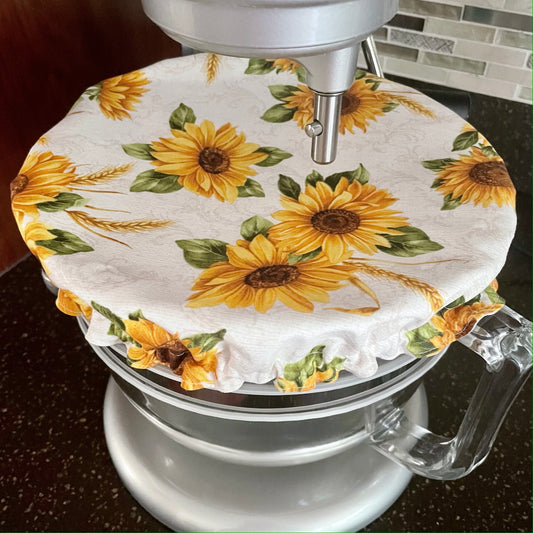 Stand Mixer Bowl Covers - Sunny Sunflowers