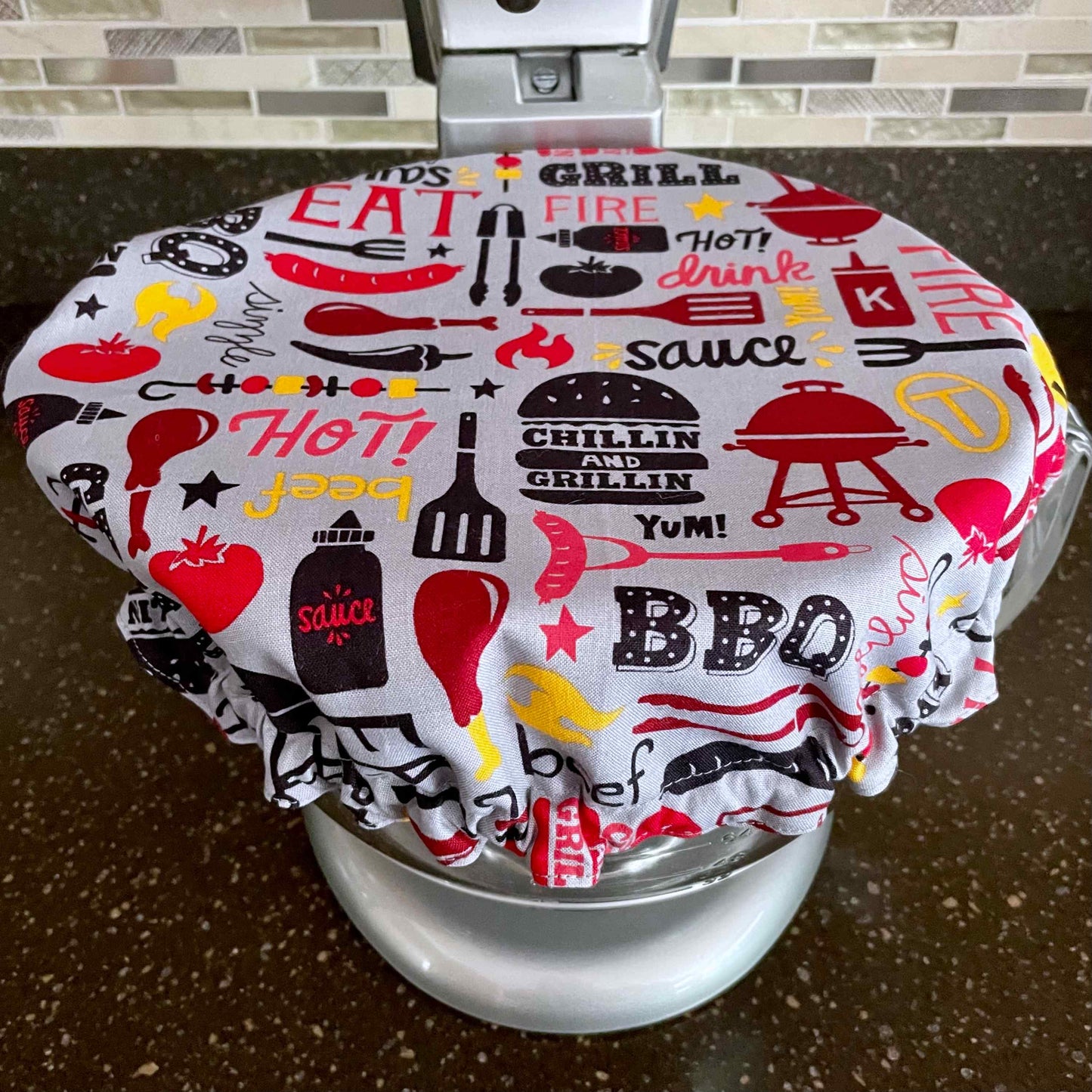 Stand Mixer Bowl Covers - Barbecue