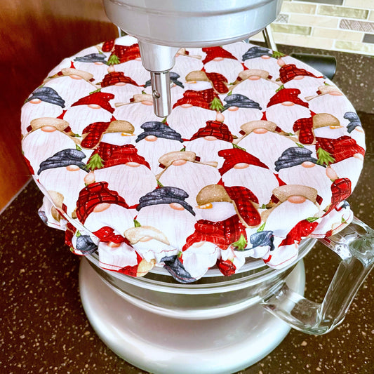 Christmas Gnome Mixer Bowl Cover
