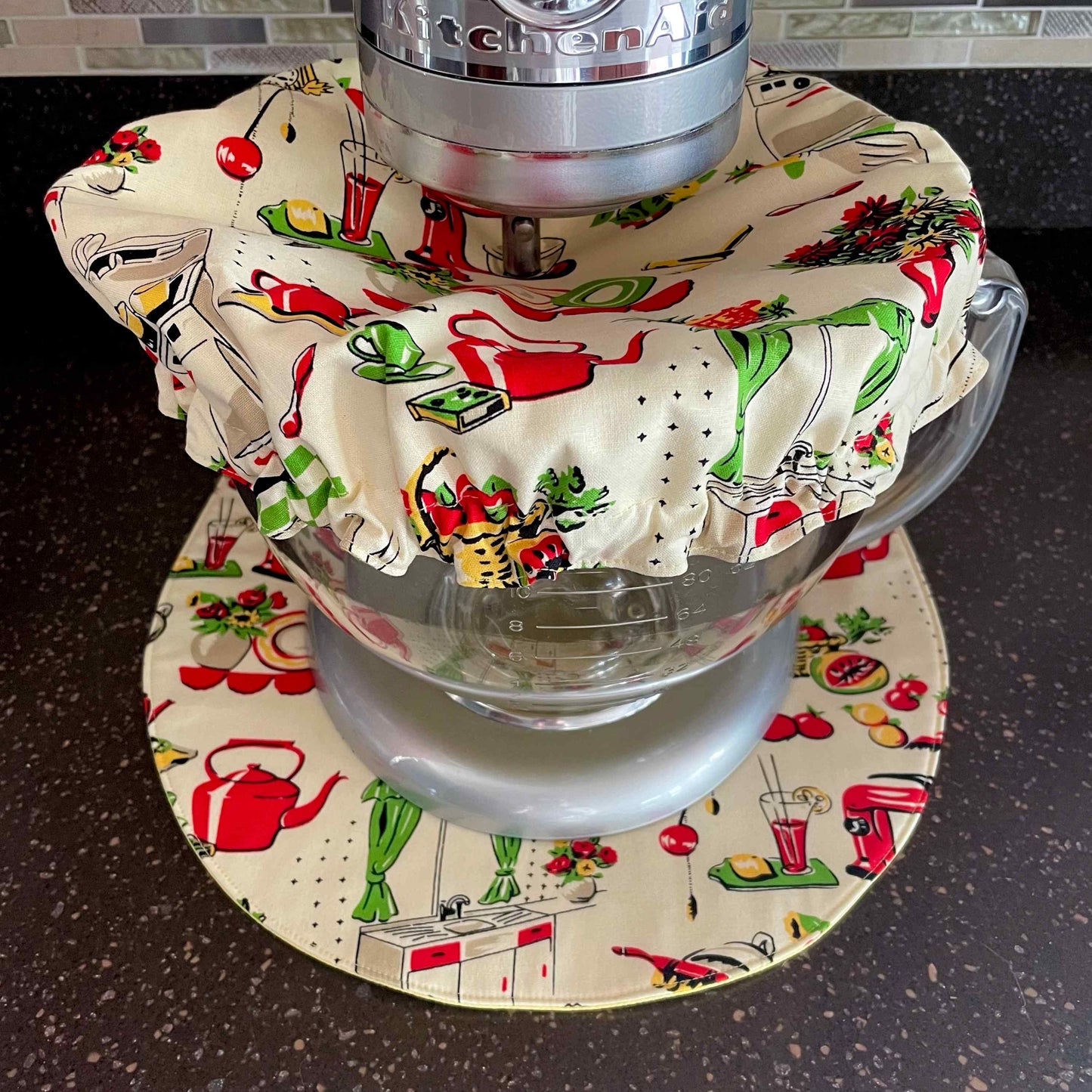 Stand Mixer Slider Mat - Fifties Kitchen