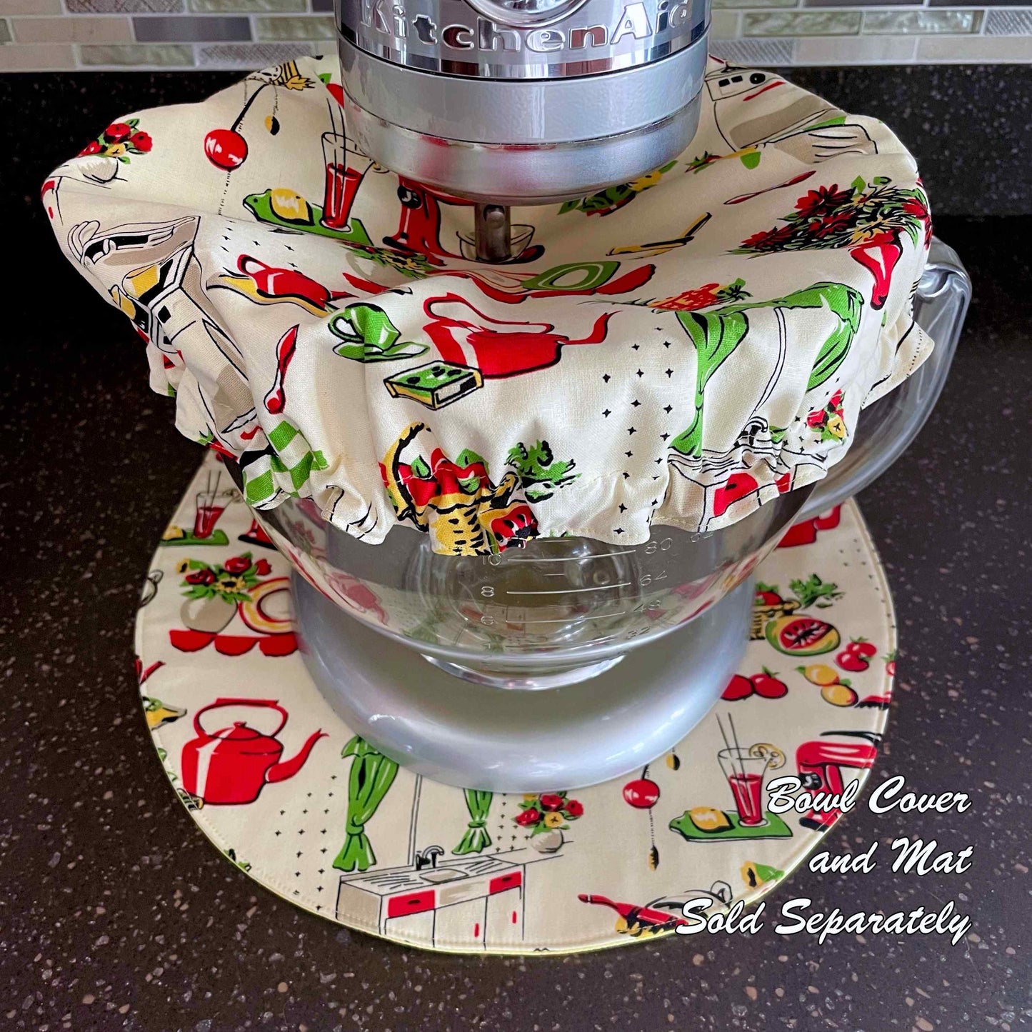 Stand Mixer Slider Mat - Fifties Kitchen