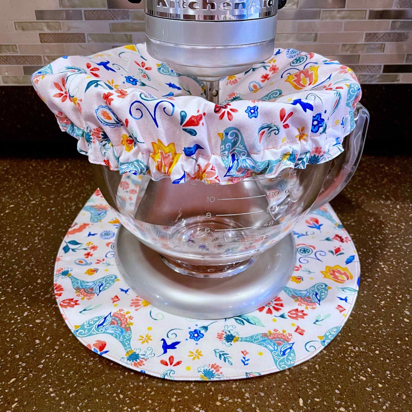 Stand Mixer Slider Mat - Pioneer Woman Mazie Fabric