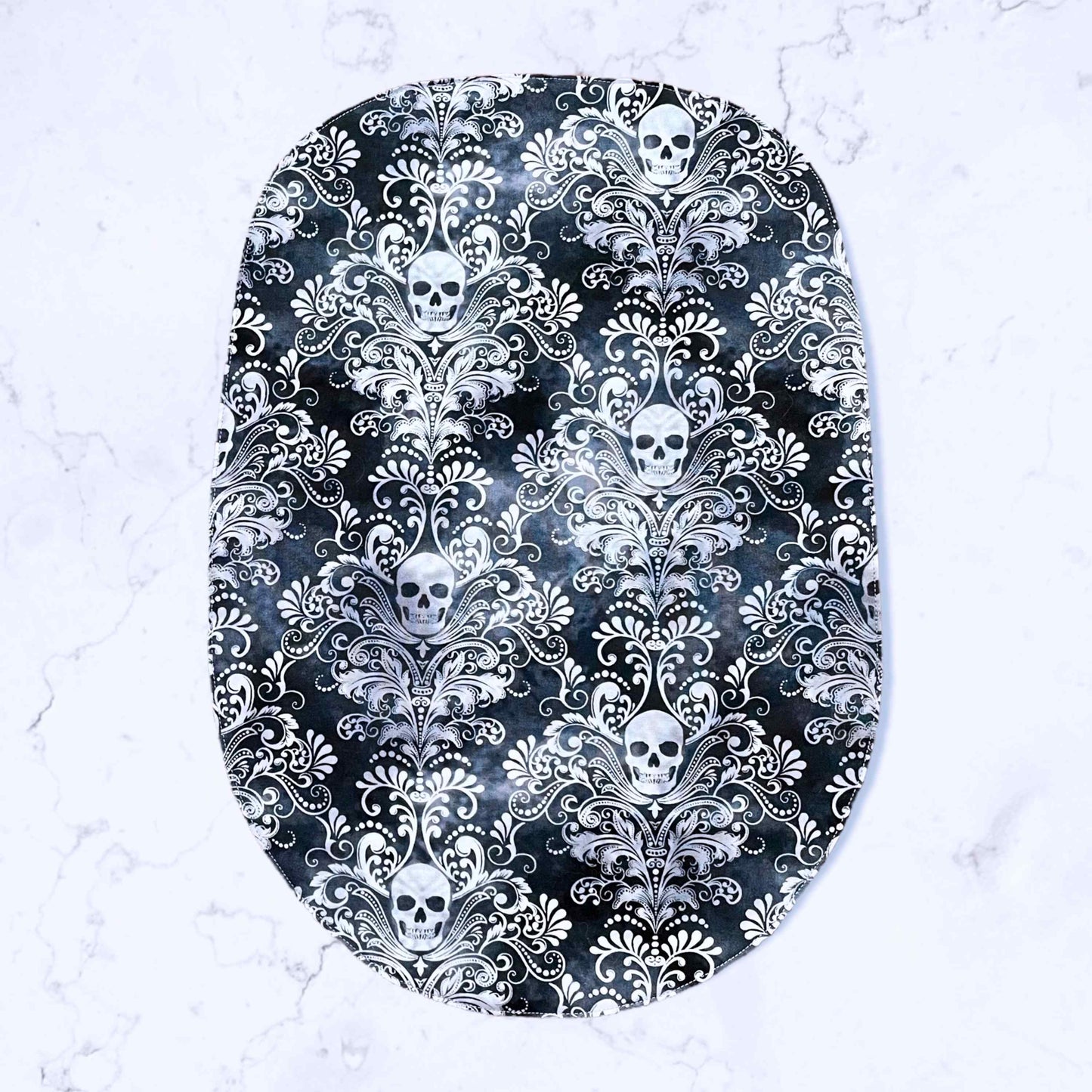 Stand Mixer Bowl Covers - Skull Damask