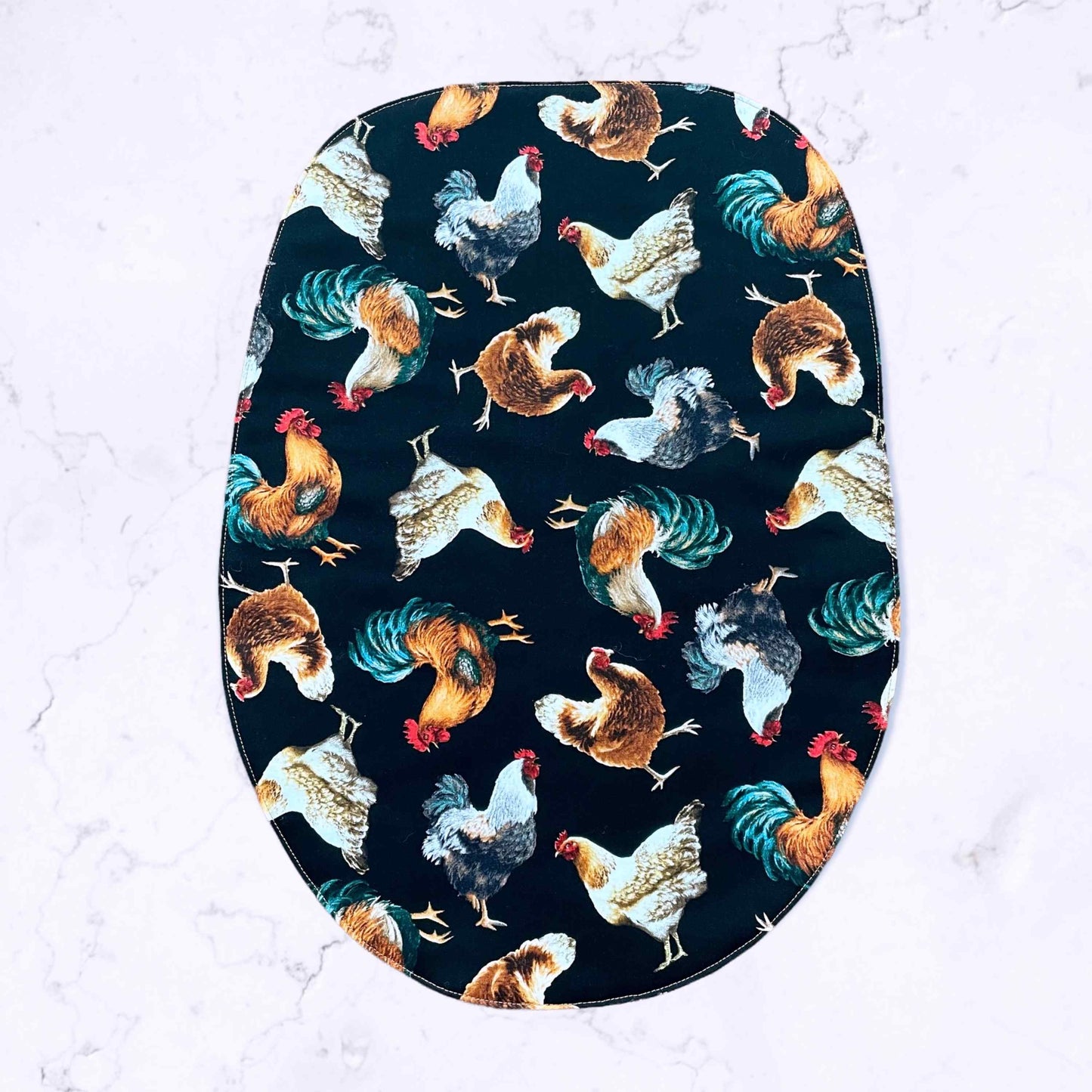 Stand Mixer Bowl Covers - Roosters and Chickens Farmhouse Theme