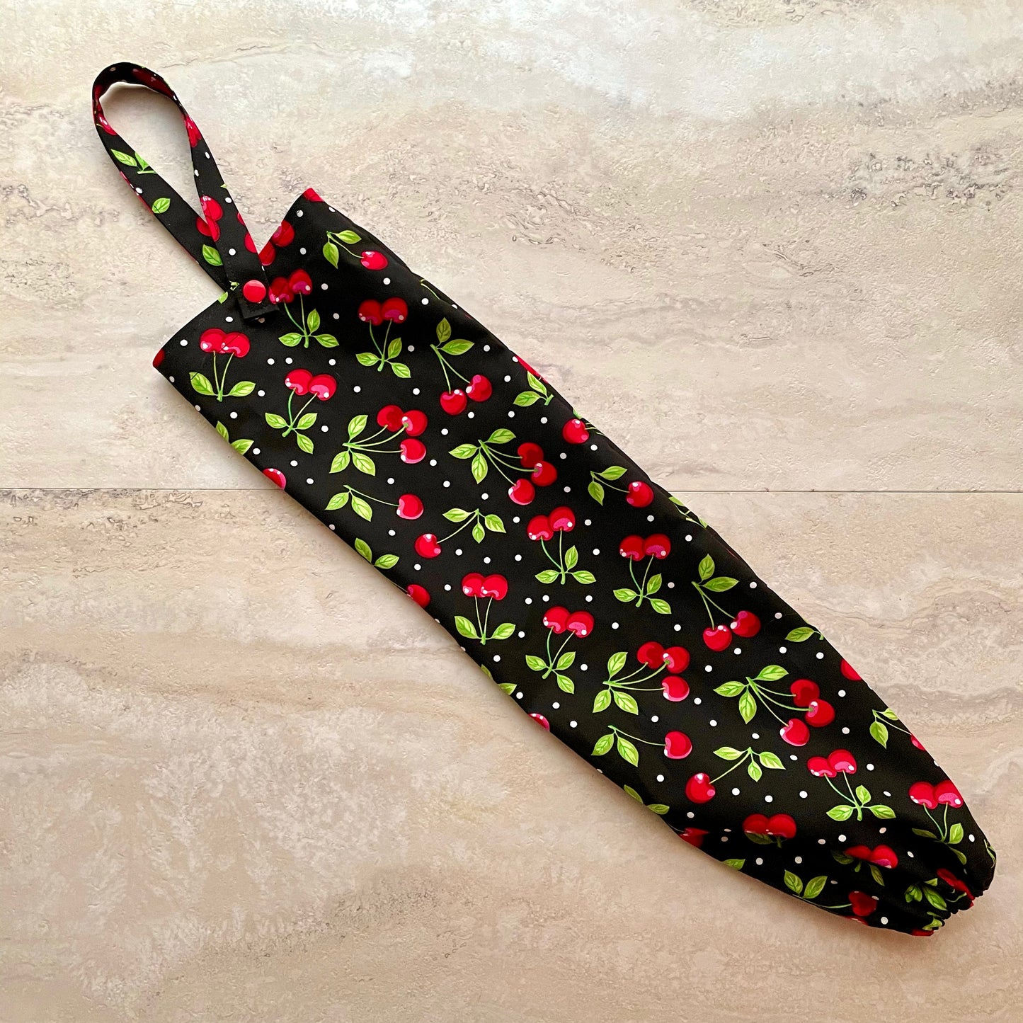 Plastic Bag Holder Dispenser - Cherries