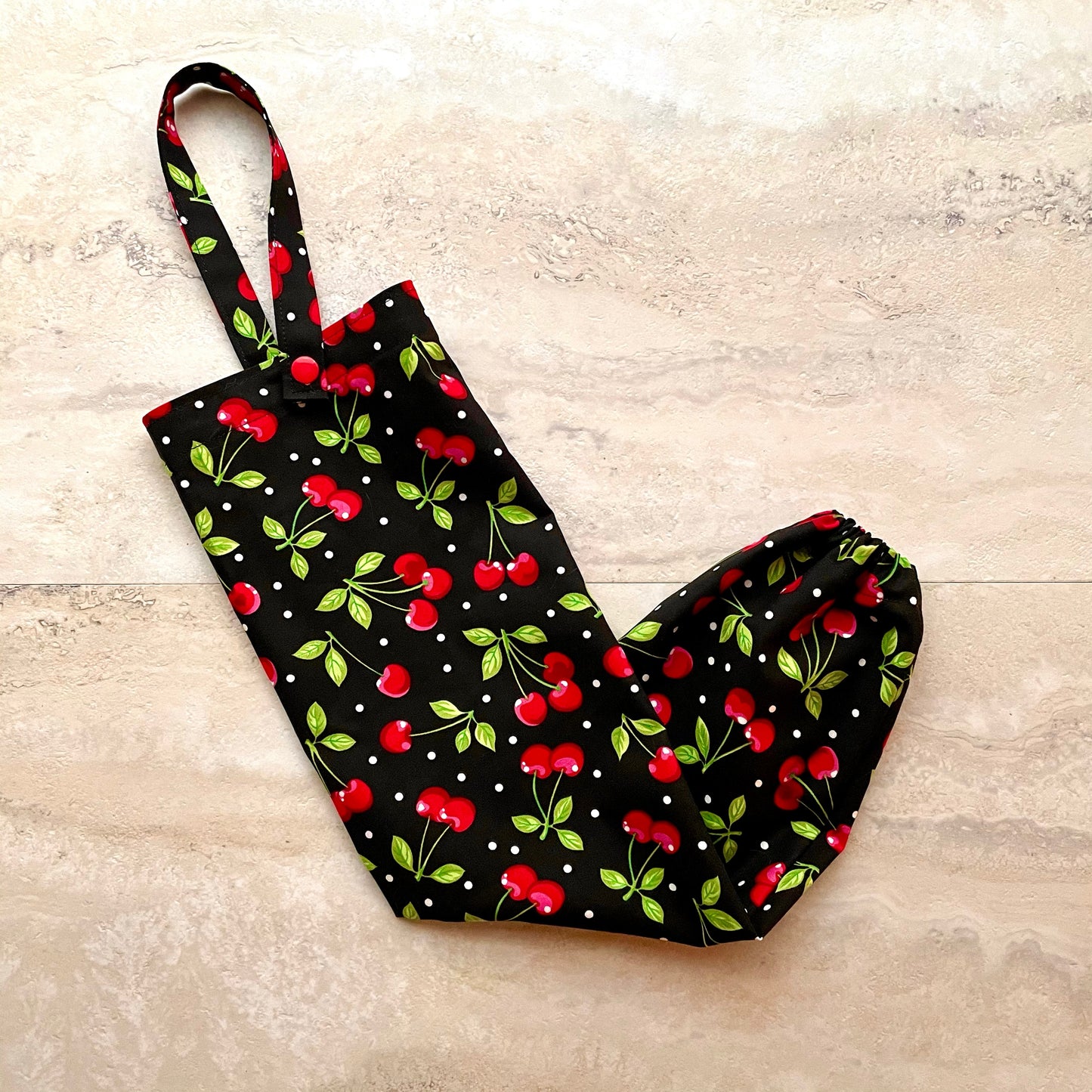 Plastic Bag Holder Dispenser - Cherries