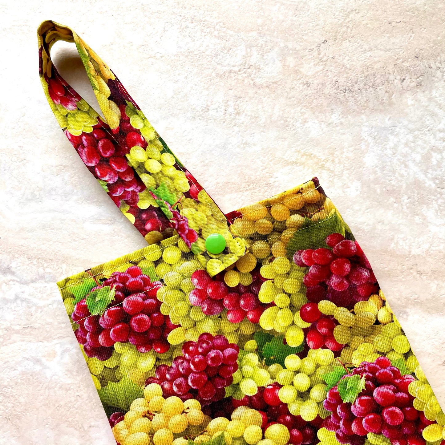 Plastic Bag Holder Dispenser - Grapes