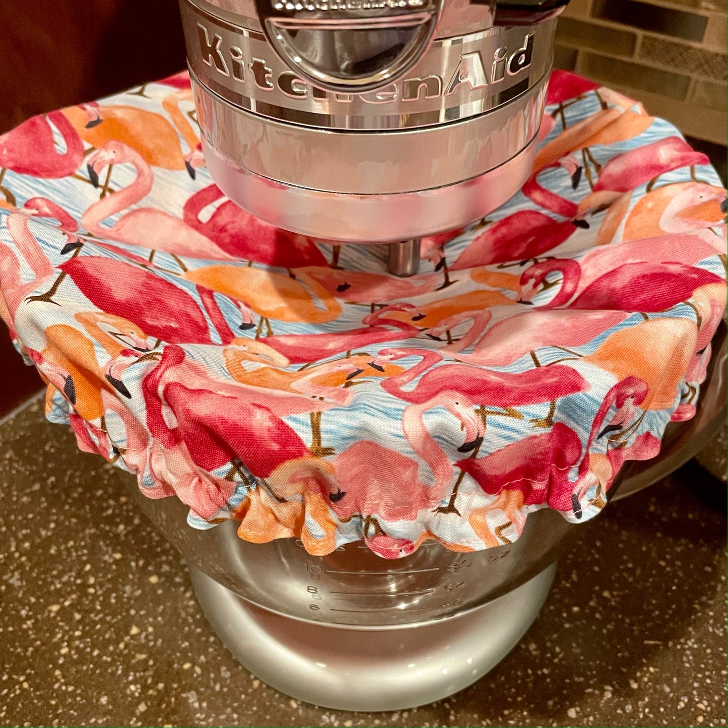 Stand Mixer Bowl Covers - Flamingo Party