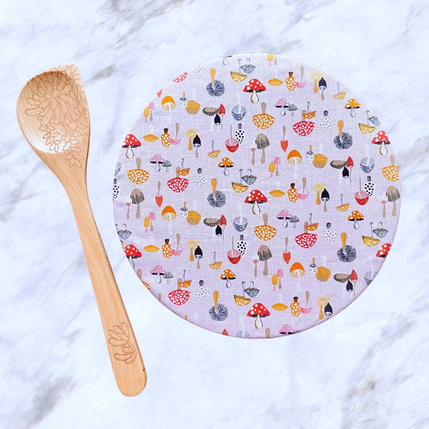 Stand Mixer Bowl Covers - Shitake Mushrooms