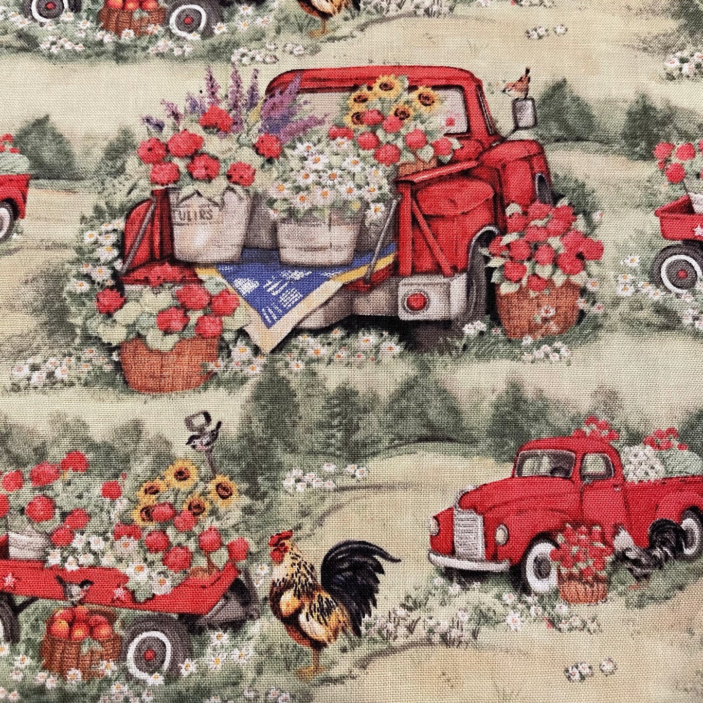 Stand Mixer Bowl Covers - Farmer Red Truck