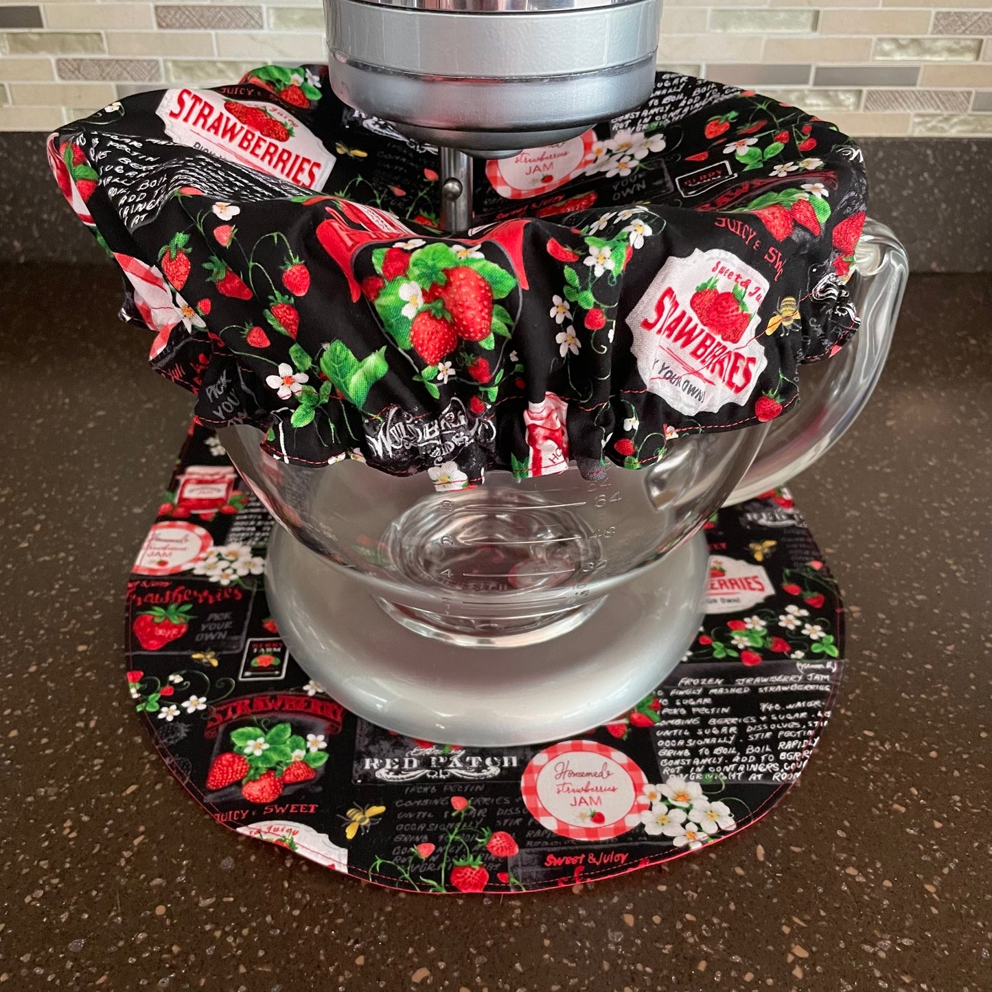 Stand Mixer Bowl Covers - Strawberry Recipes