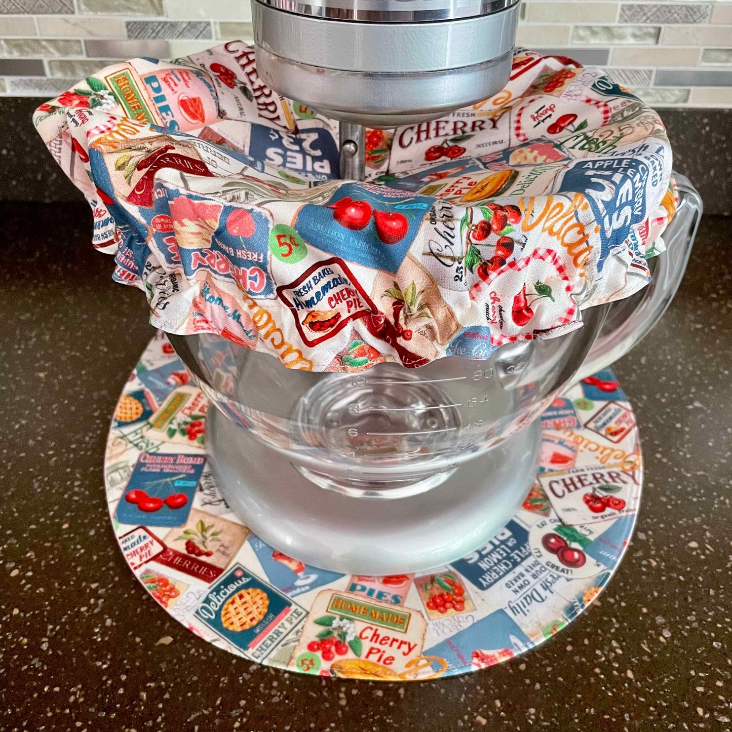 Stand Mixer Bowl Covers - Cherry Pie