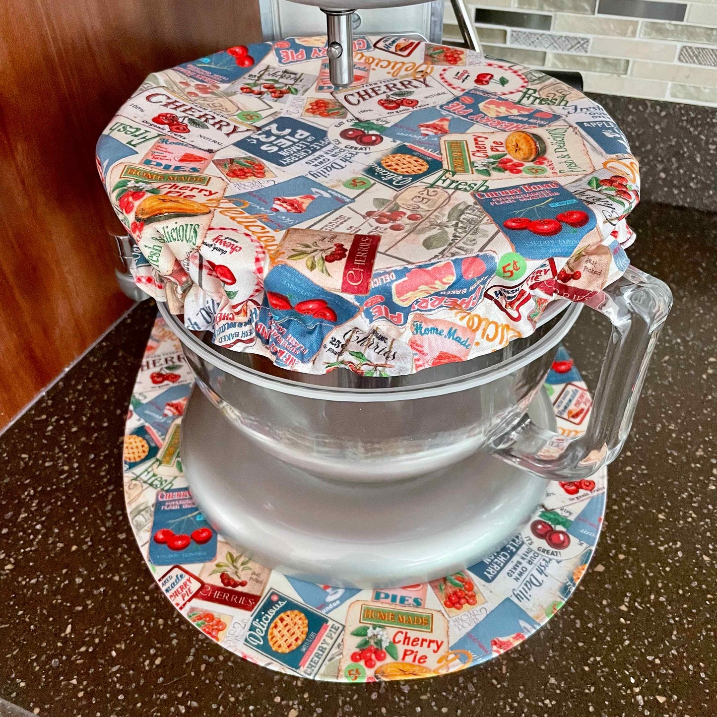 Stand Mixer Bowl Covers - Cherry Pie
