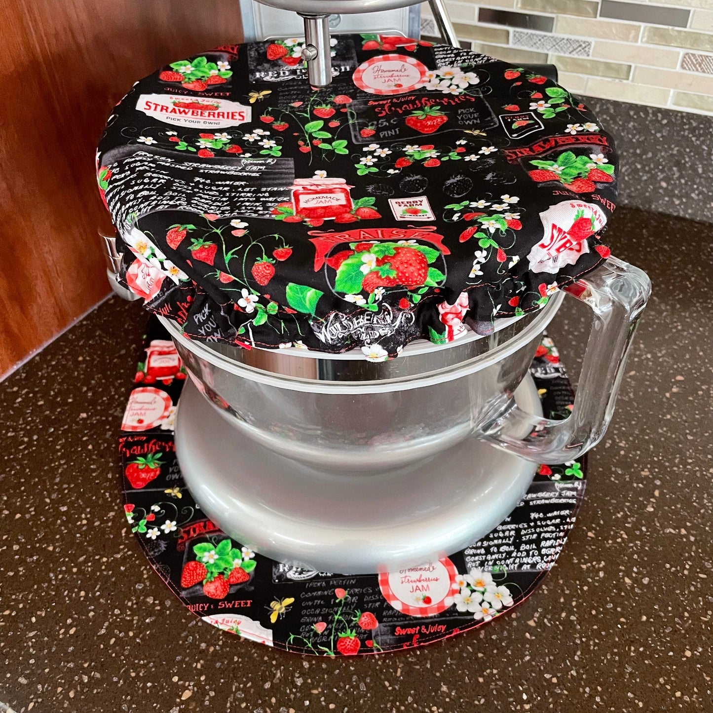 Stand Mixer Bowl Covers - Strawberry Recipes