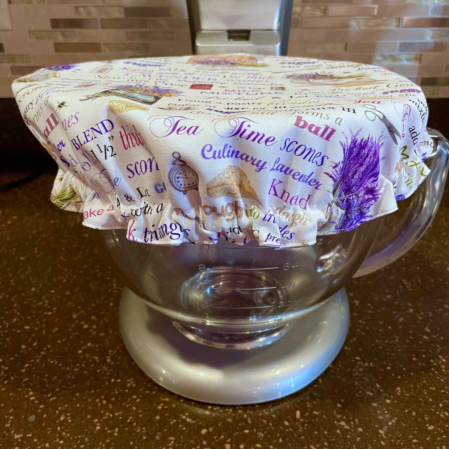 Stand Mixer Bowl Covers - Lavender Scones