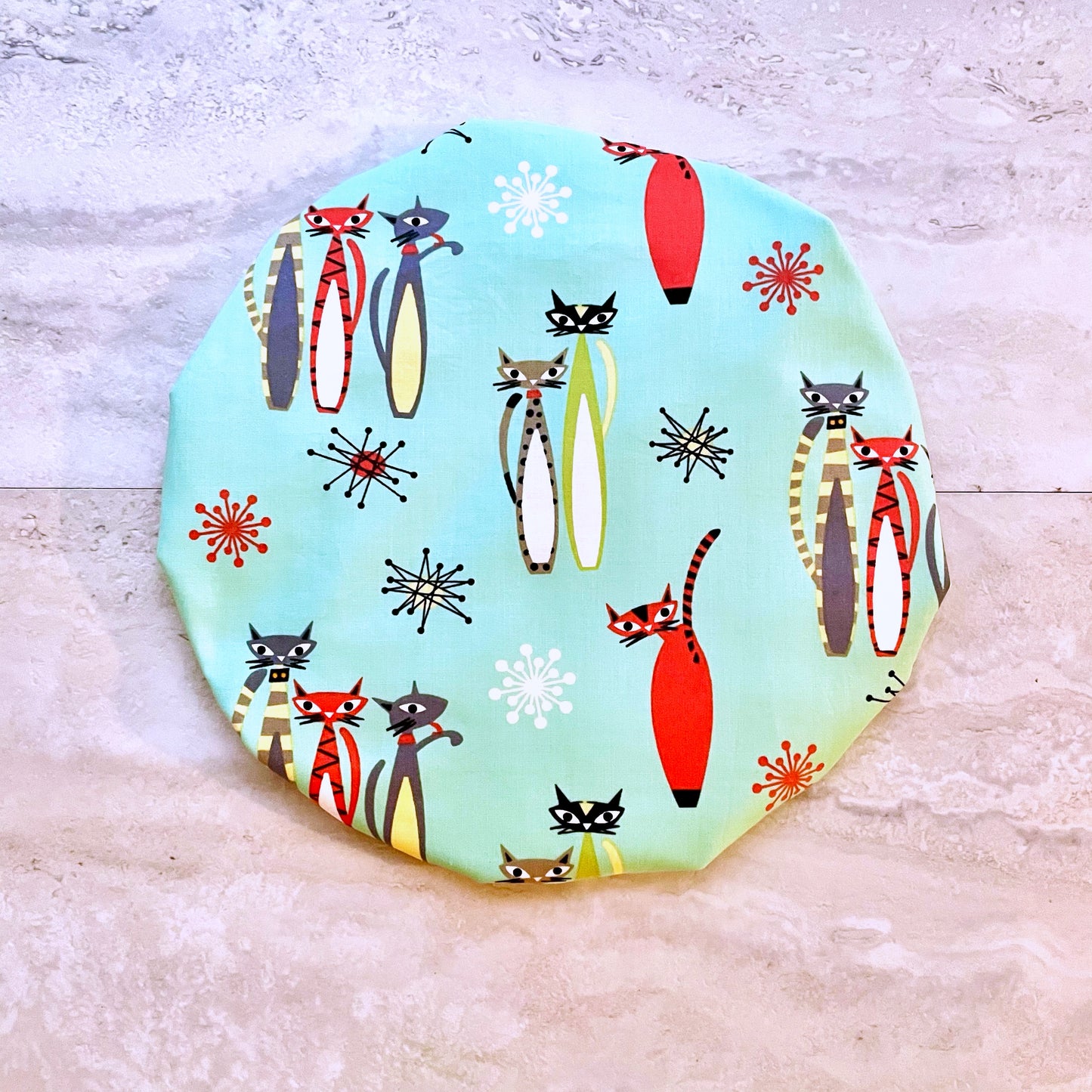Stand Mixer Bowl Covers - Atomic Tabby Cats
