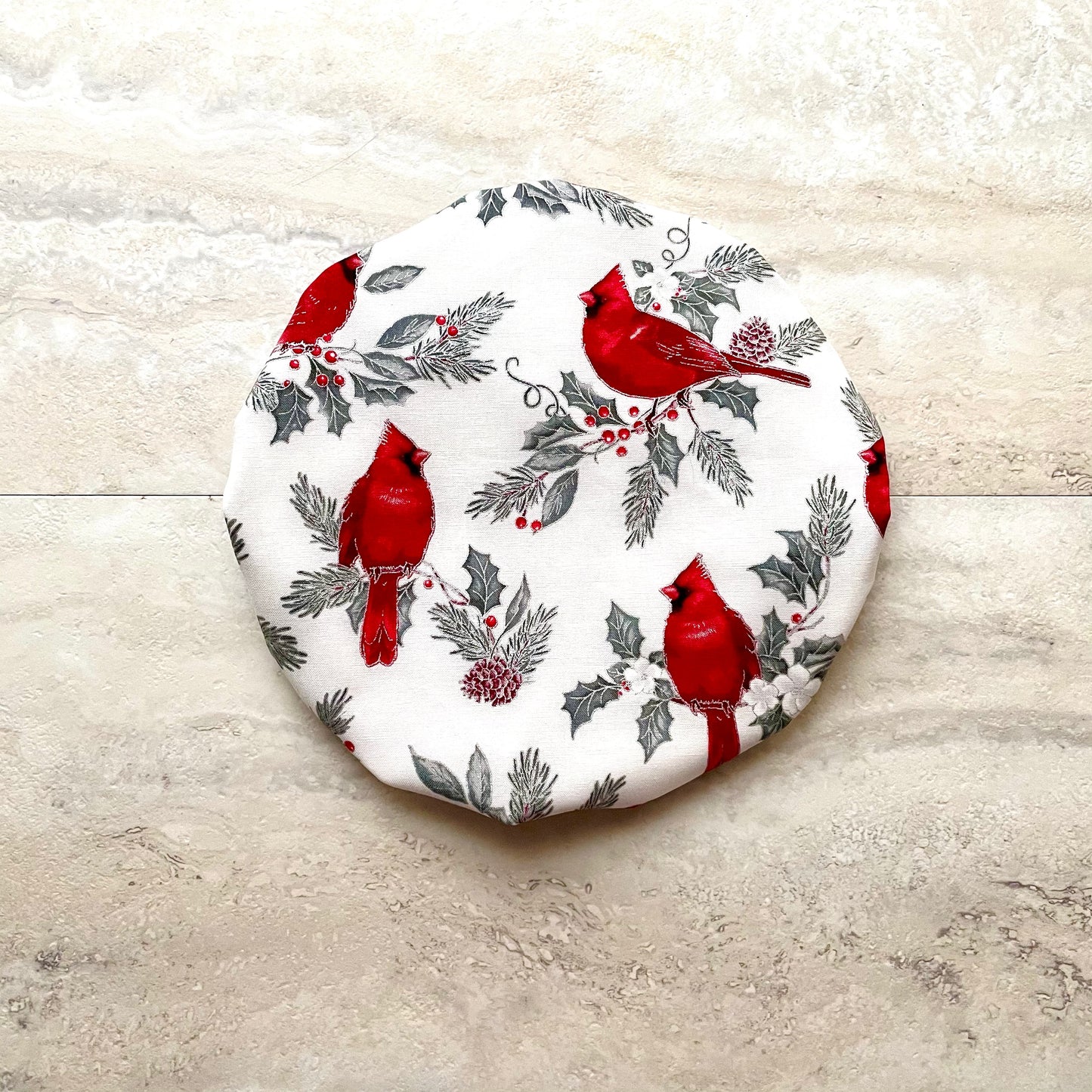 Stand Mixer Bowl Covers - Christmas Cardinals