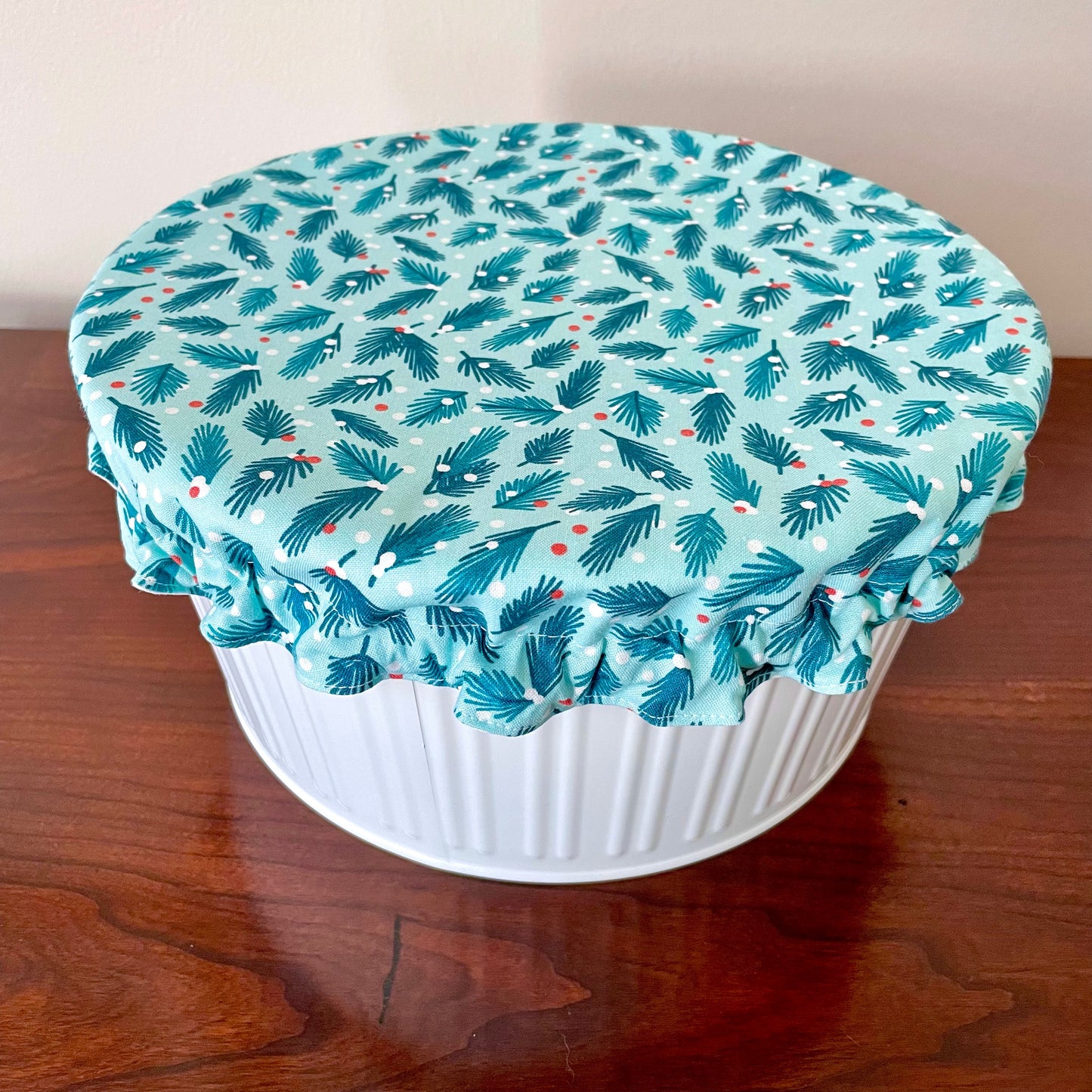 Stand Mixer Bowl Covers - Christmas Holly