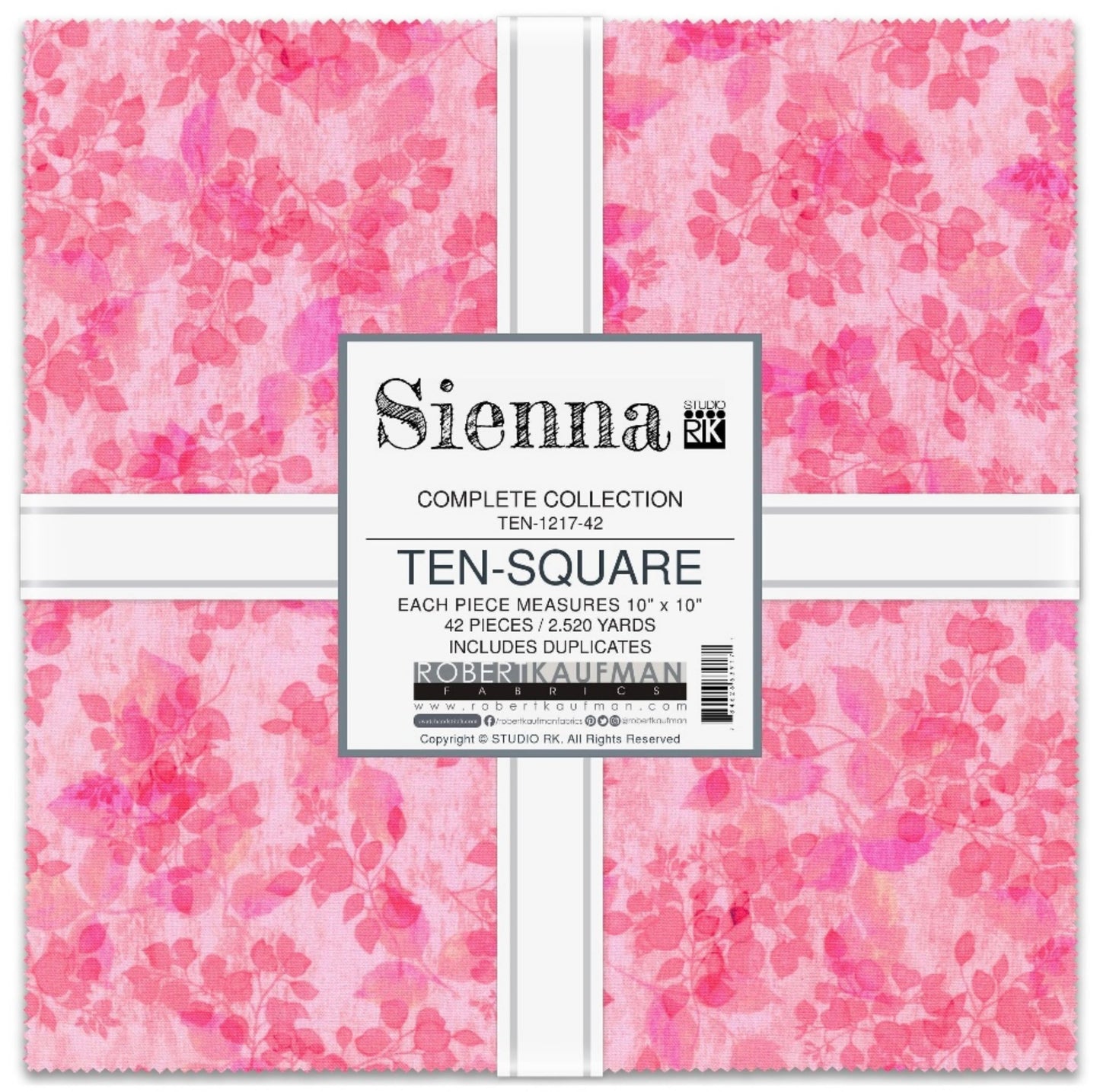 Sienna Ten Square 10x10 in 42 pc Layer Cake from Robert Kaufman