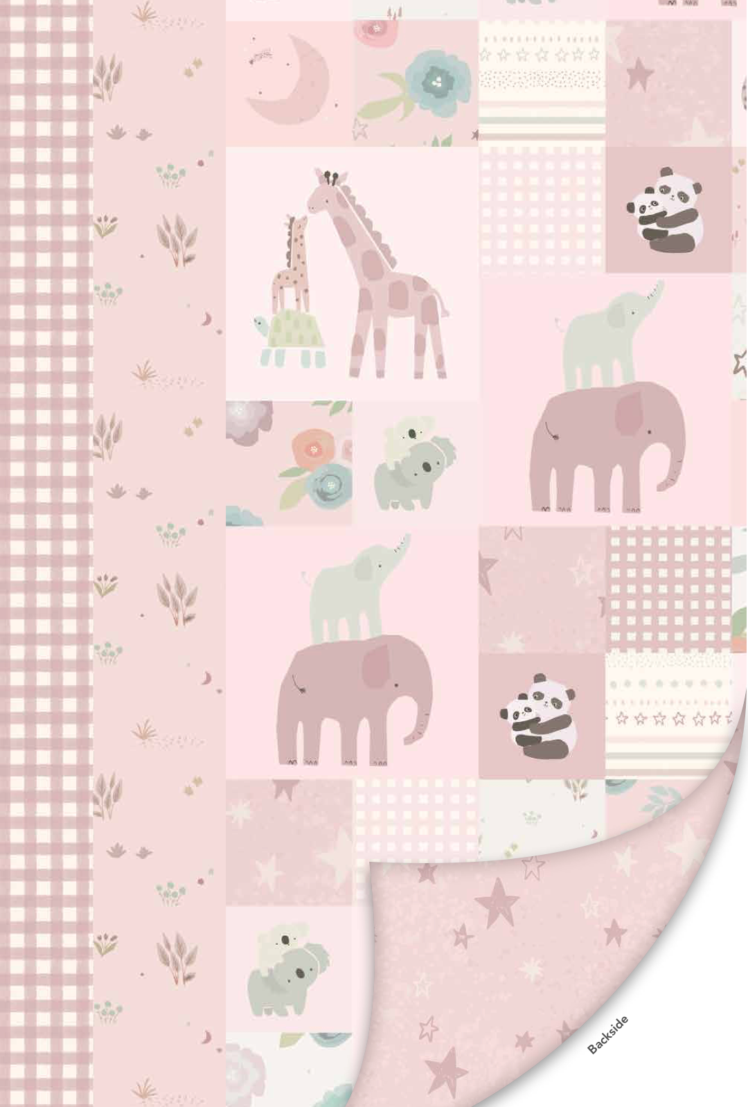 Double Lush Velvet - Pink Safari Stargazing - Riley Blake Designs