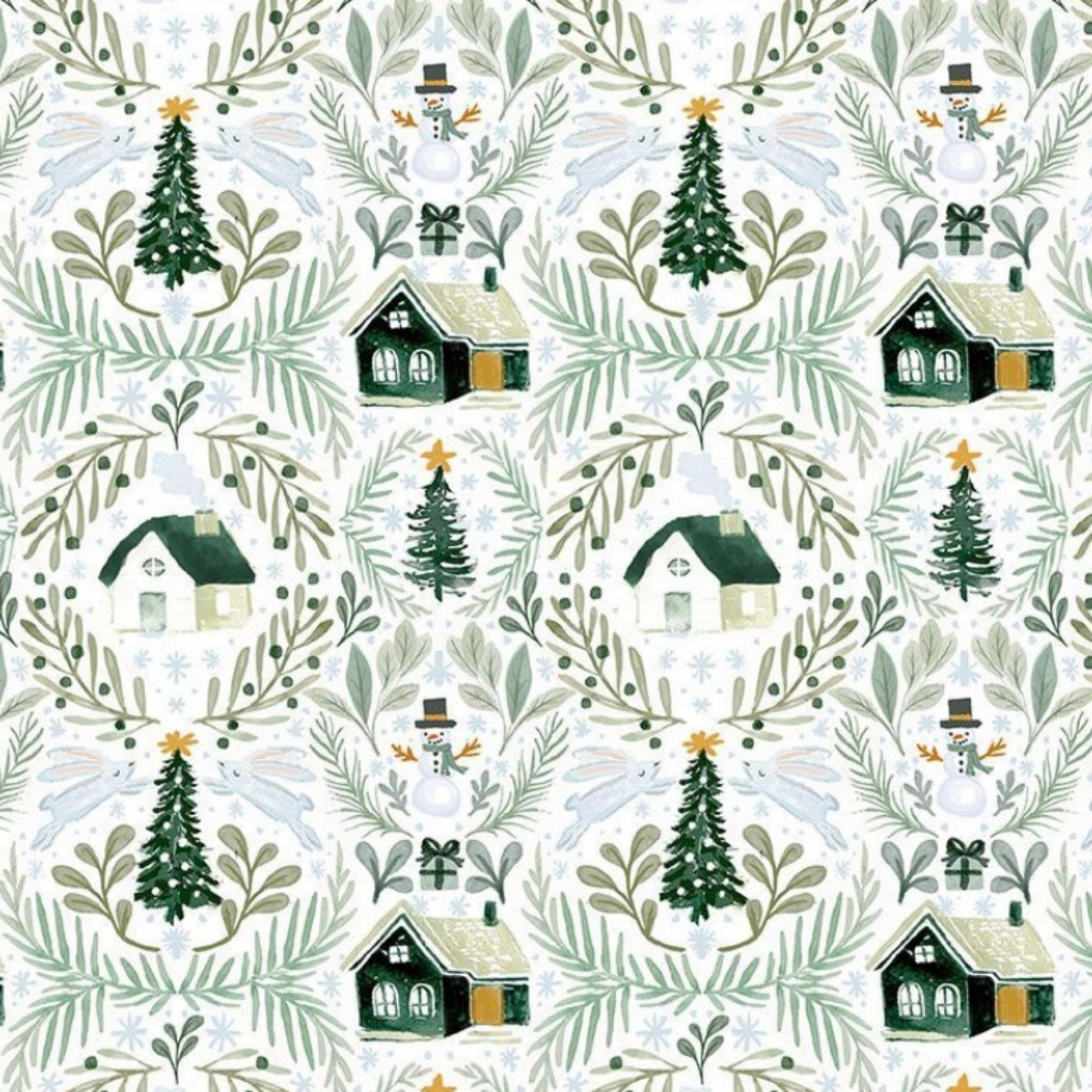 Best In Snow Fabric from the Best In Snow Collection by Clara Jean for Dear Stella Fabrics