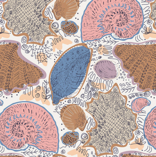 Conchology Sand Fabric - Coastline Collection