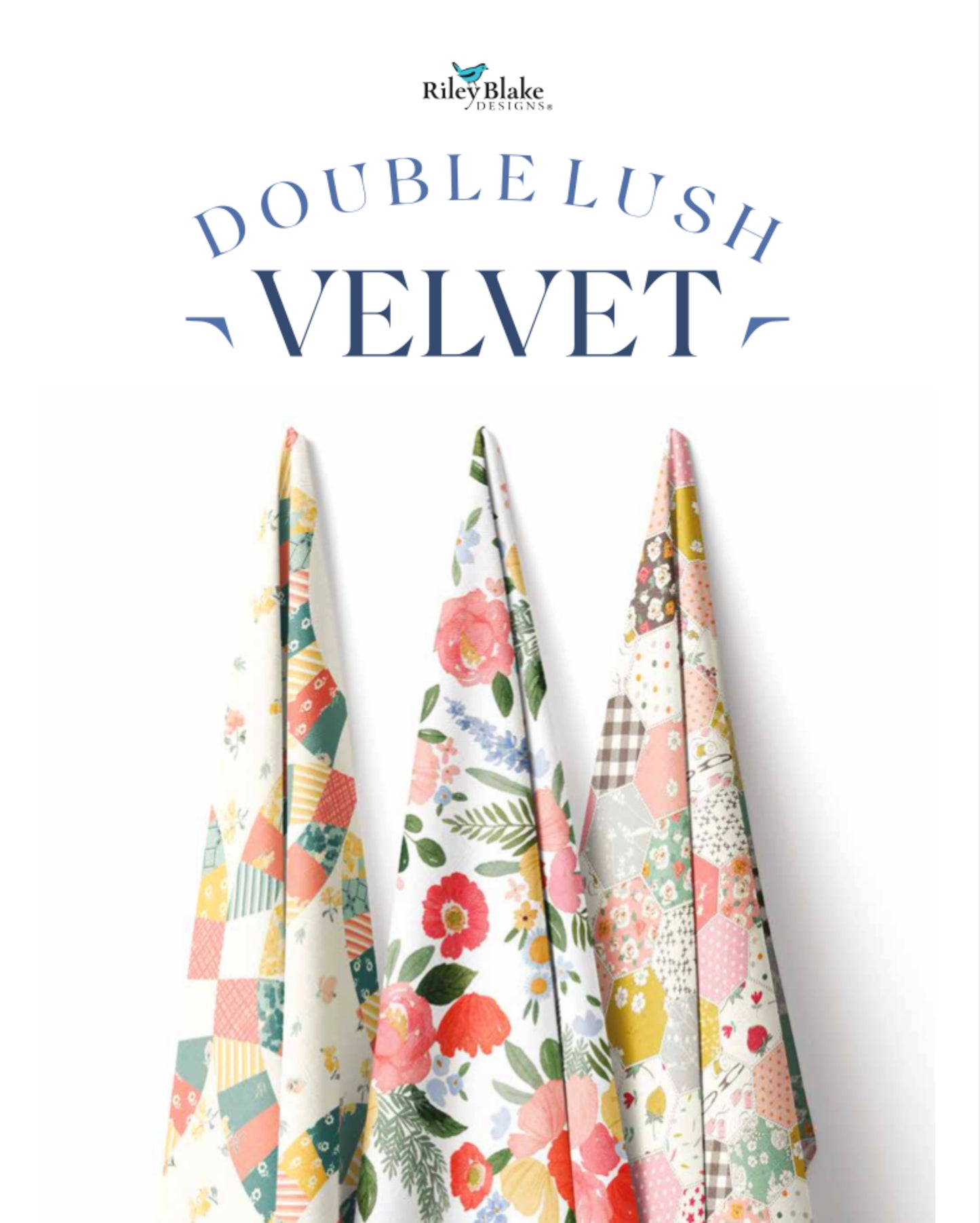 Double Lush Velvet - Blue Safari Stargazing - Riley Blake Designs