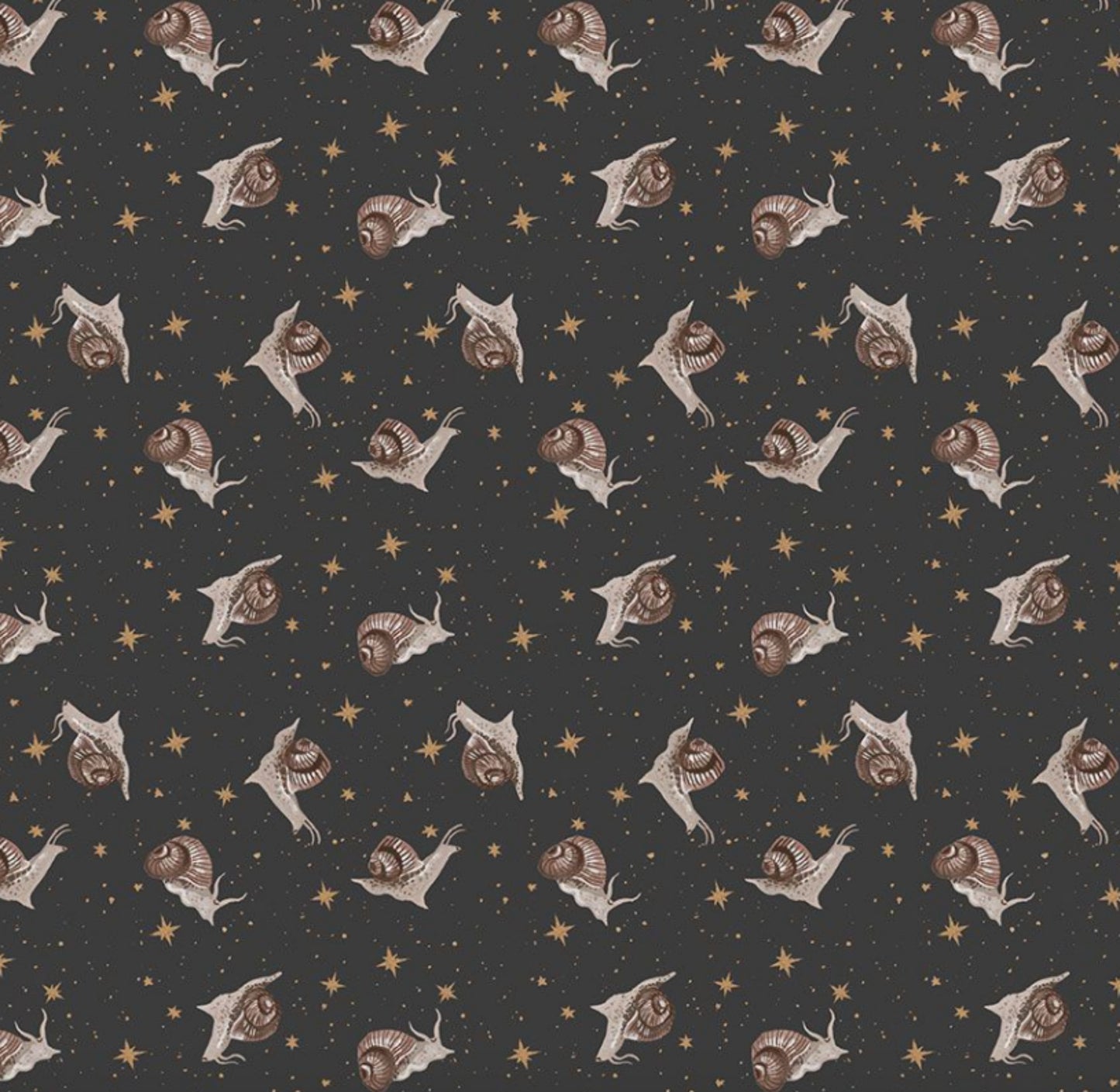 Snails from the Goblincore Collection by Rae Ritchie for Dear Stella Fabrics
