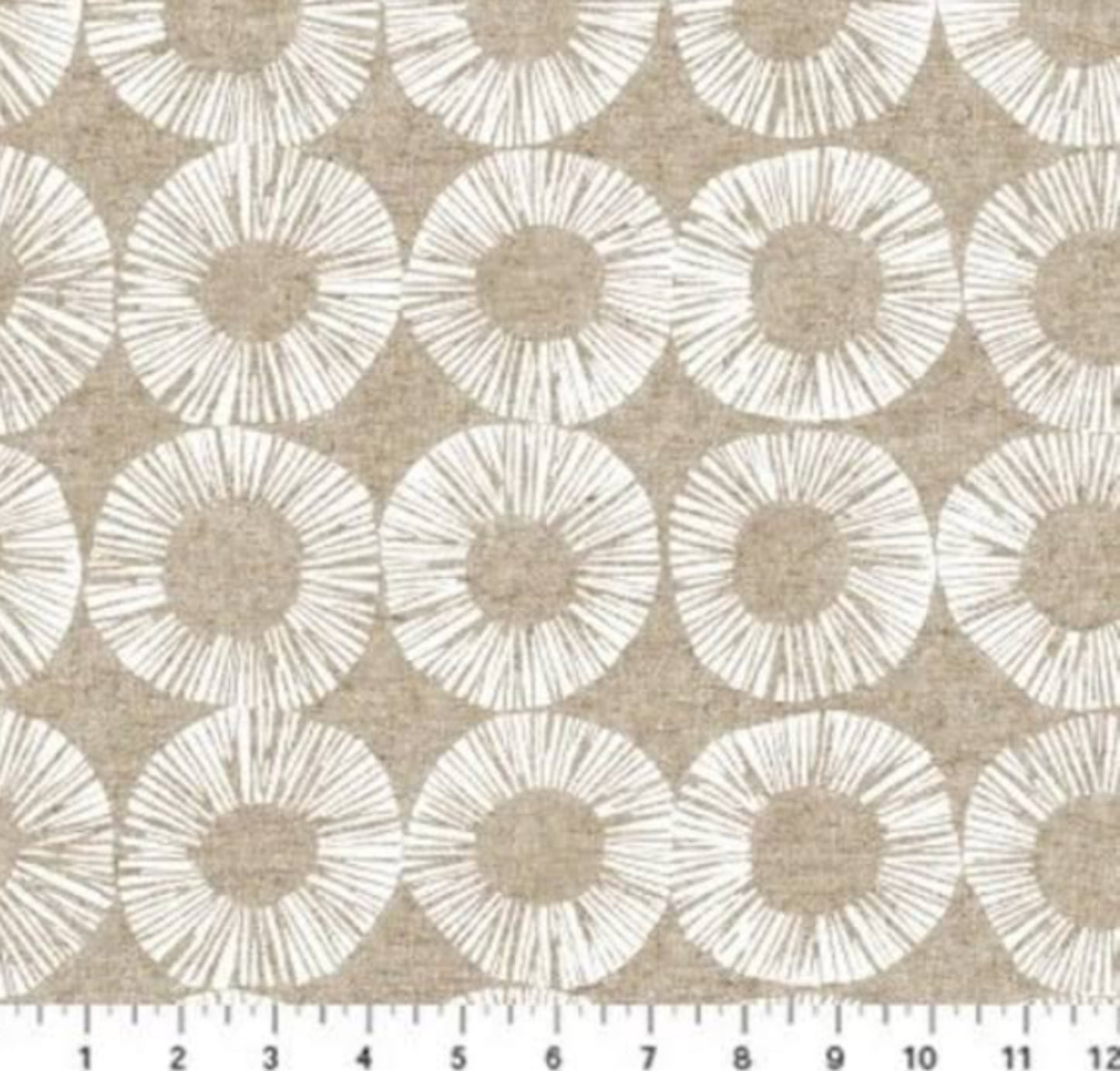 Etched - Terra Collection - White - Figo Fabrics - CL90447-10 - Linen/Cotton